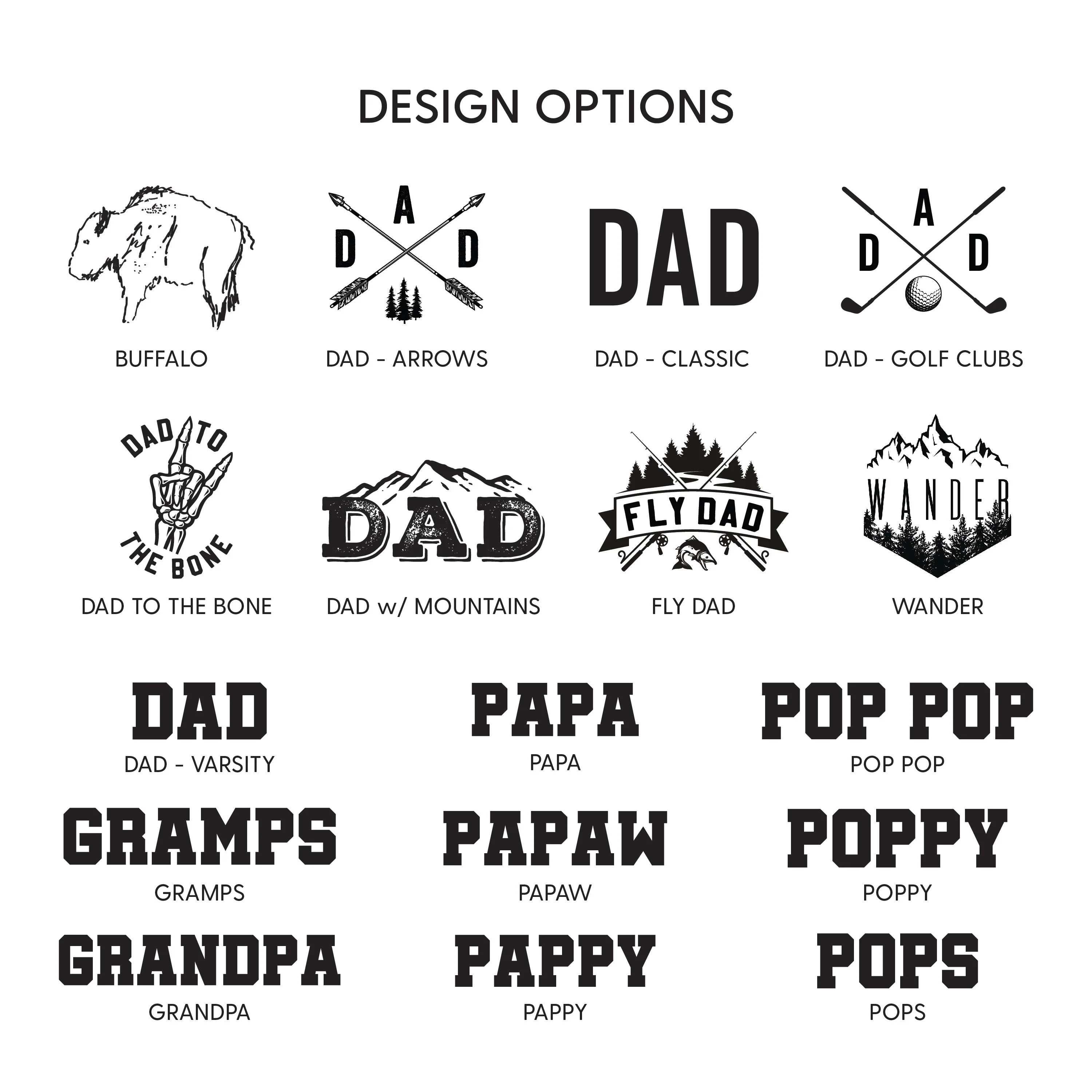 Father's Day - Embroidered Heavyweight HOODIE - Choose Your Design - Image 4