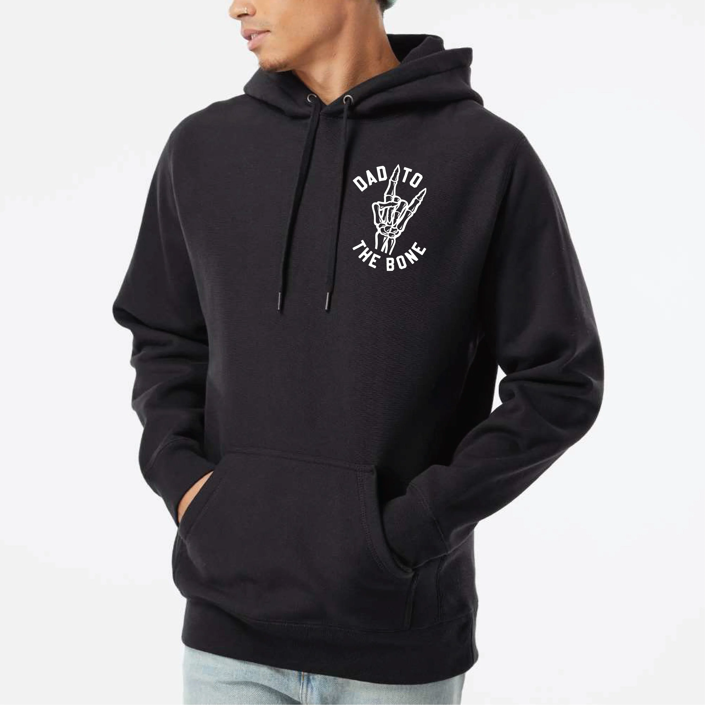 Father's Day - Embroidered Heavyweight HOODIE - Choose Your Design - Image 5