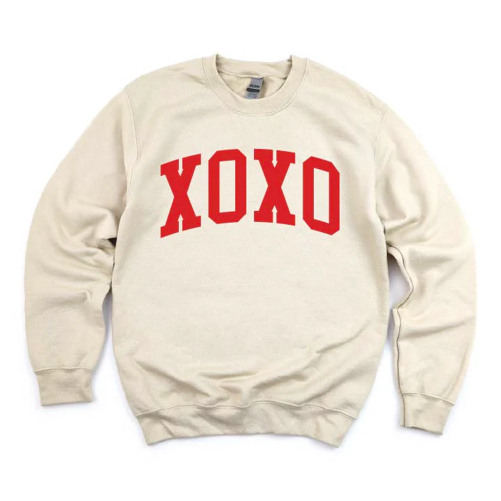 Arched XOXO - Varsity - Basic Fleece - Image 5