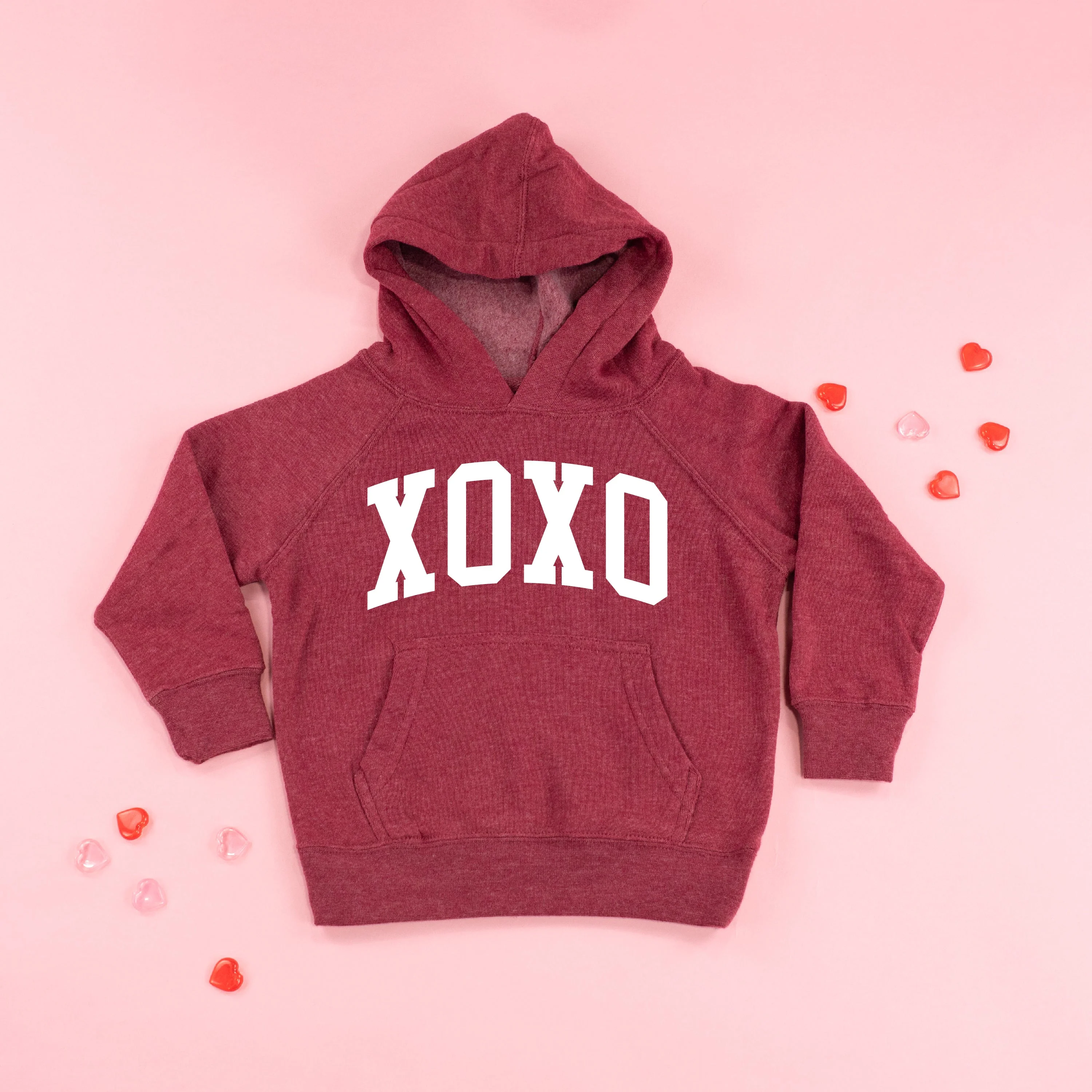Arched XOXO - Varsity - Child Hoodie - Image 3