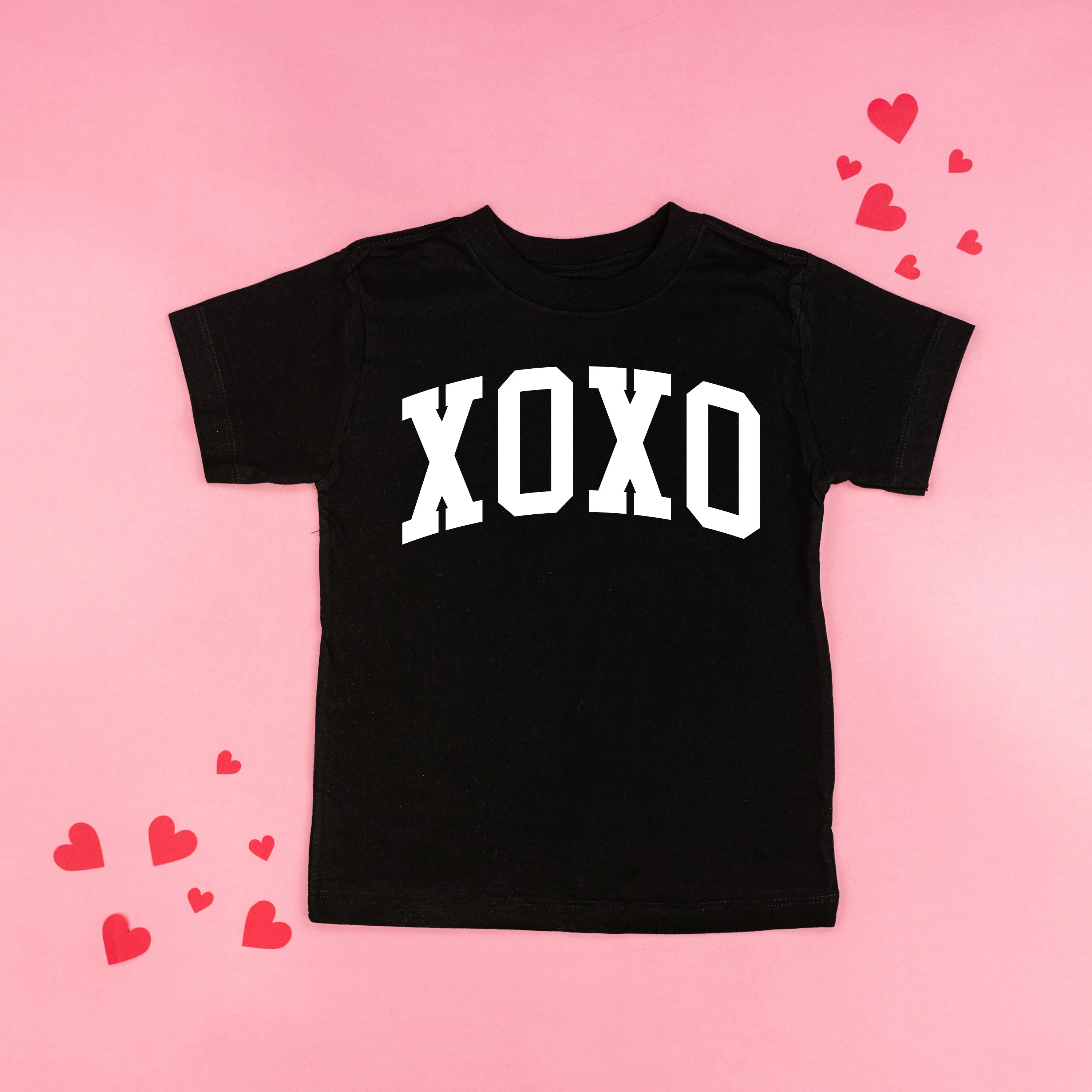 Arched XOXO - Varsity - Child Tee - Image 4