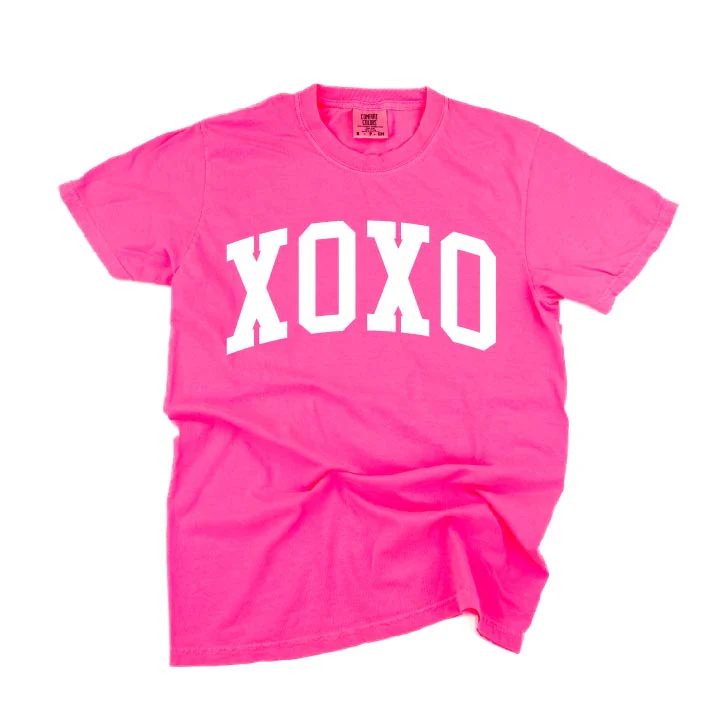 Arched XOXO - Varsity - Comfort Colors Tee - Image 10
