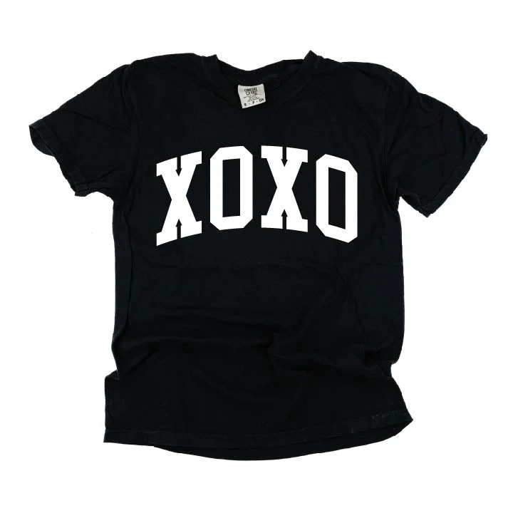 Arched XOXO - Varsity - Comfort Colors Tee - Image 9