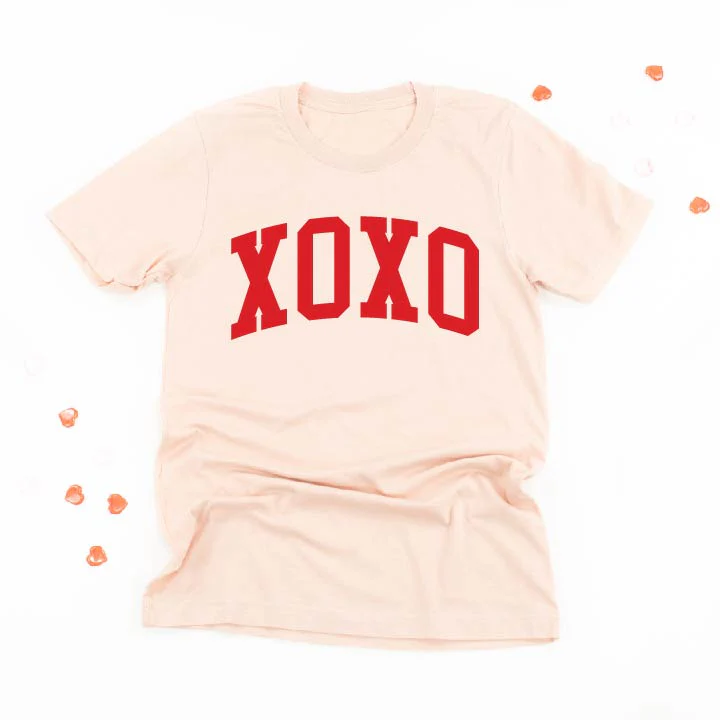 Arched XOXO - Varsity - Unisex Tee - Image 4