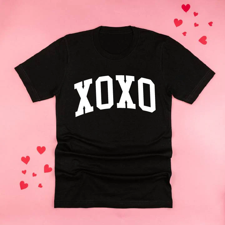 Arched XOXO - Varsity - Unisex Tee - Image 9