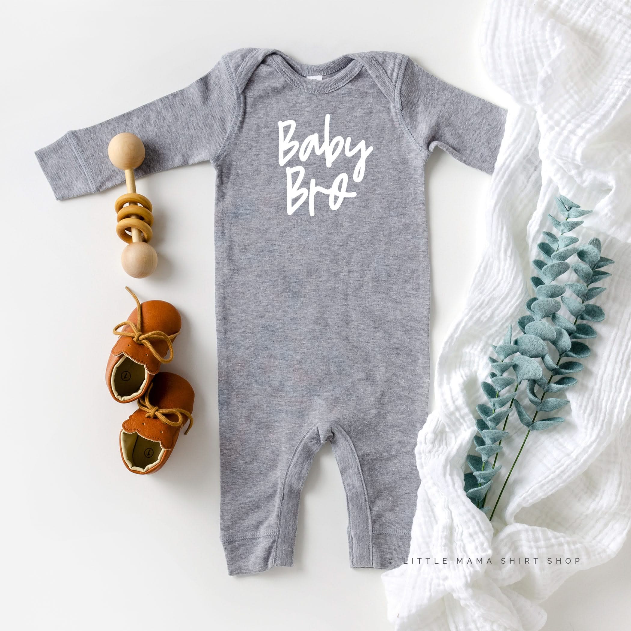 Baby Bro (Cursive) - Baby Sleeper - Image 3