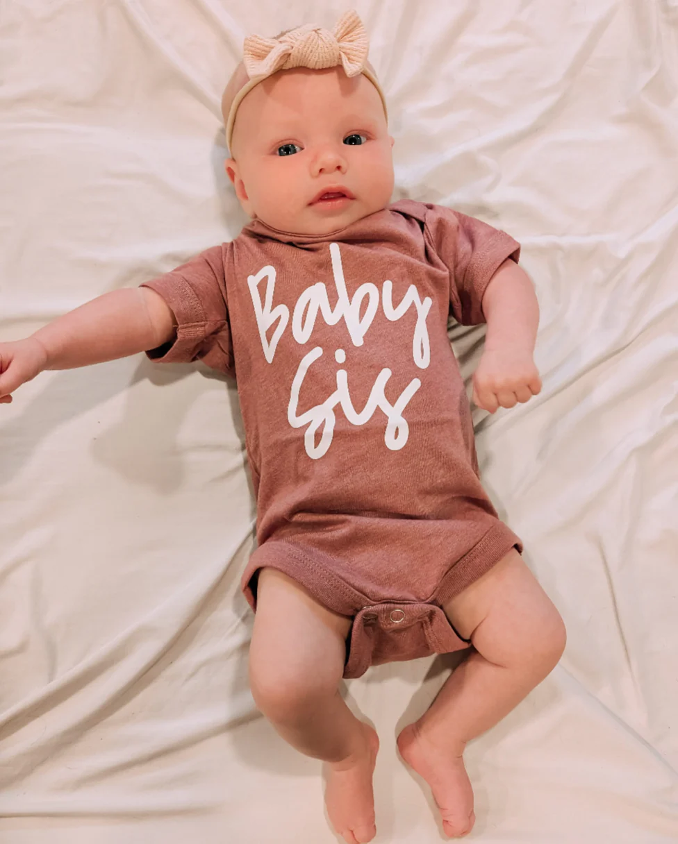 Baby Sis (Cursive) - Child Tee - Image 6