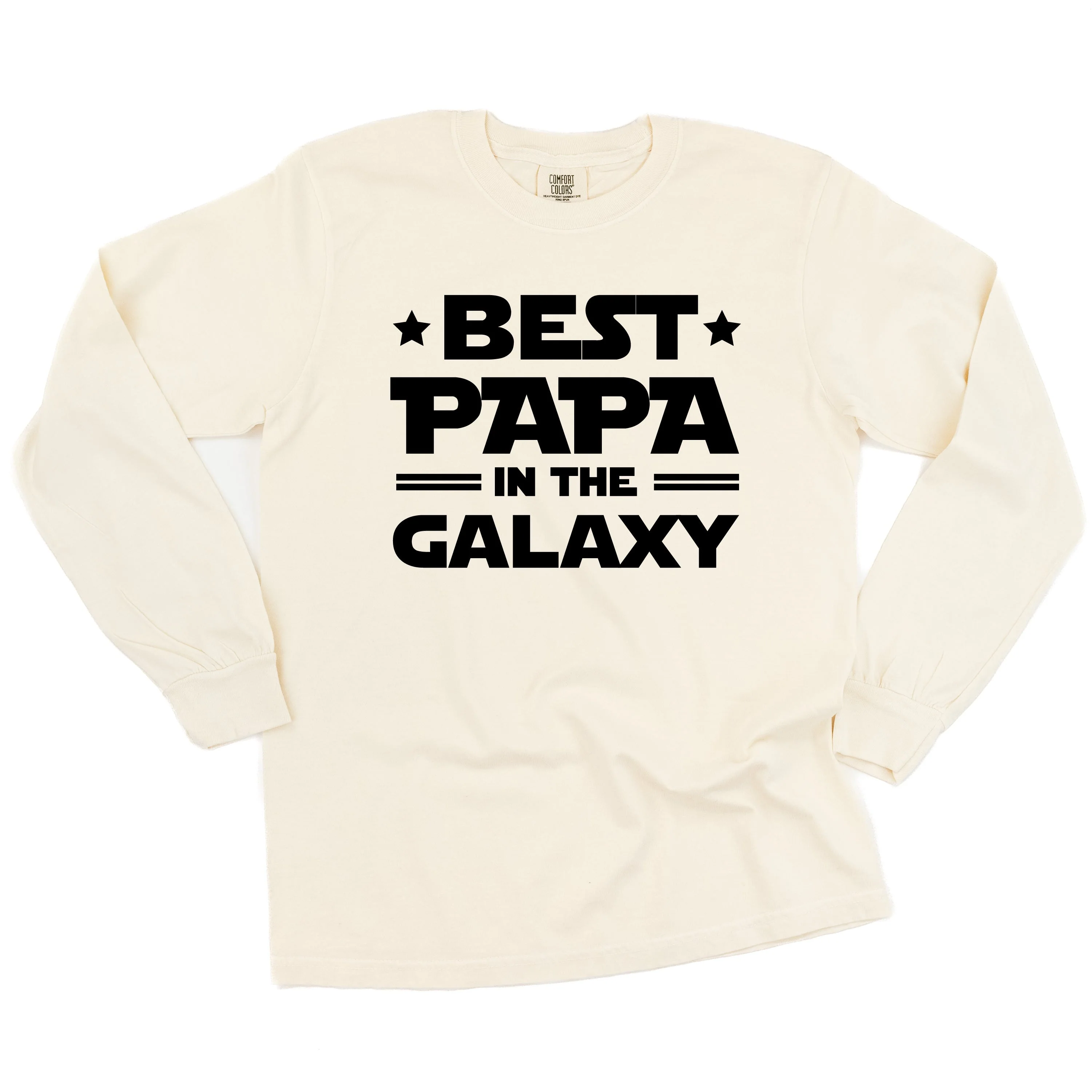 "Best ____ In The Galaxy" - (Choose Your Name) - Long Sleeve Comfort Colors Tee - Image 3