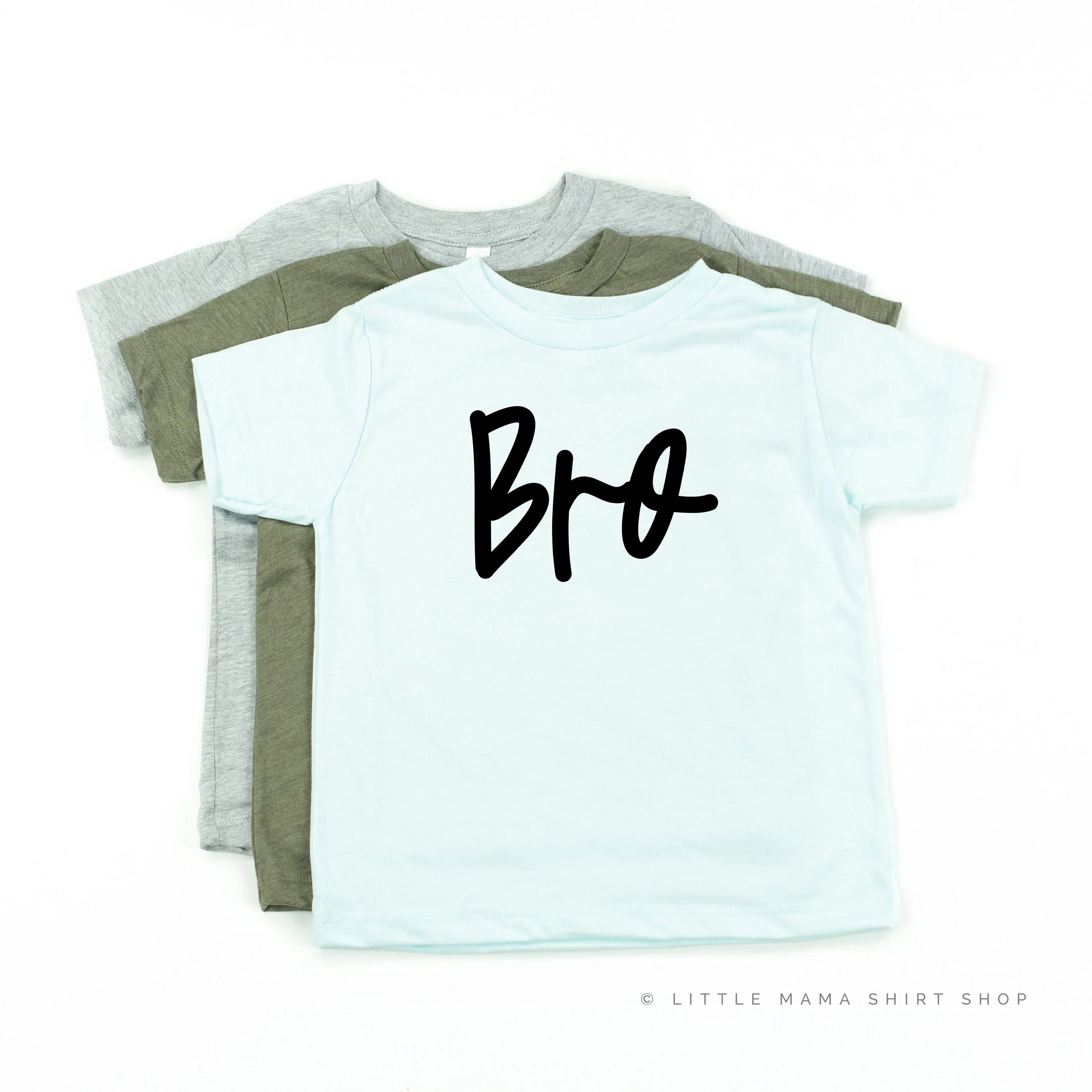 Bro (Cursive) - Child Tee - Image 10