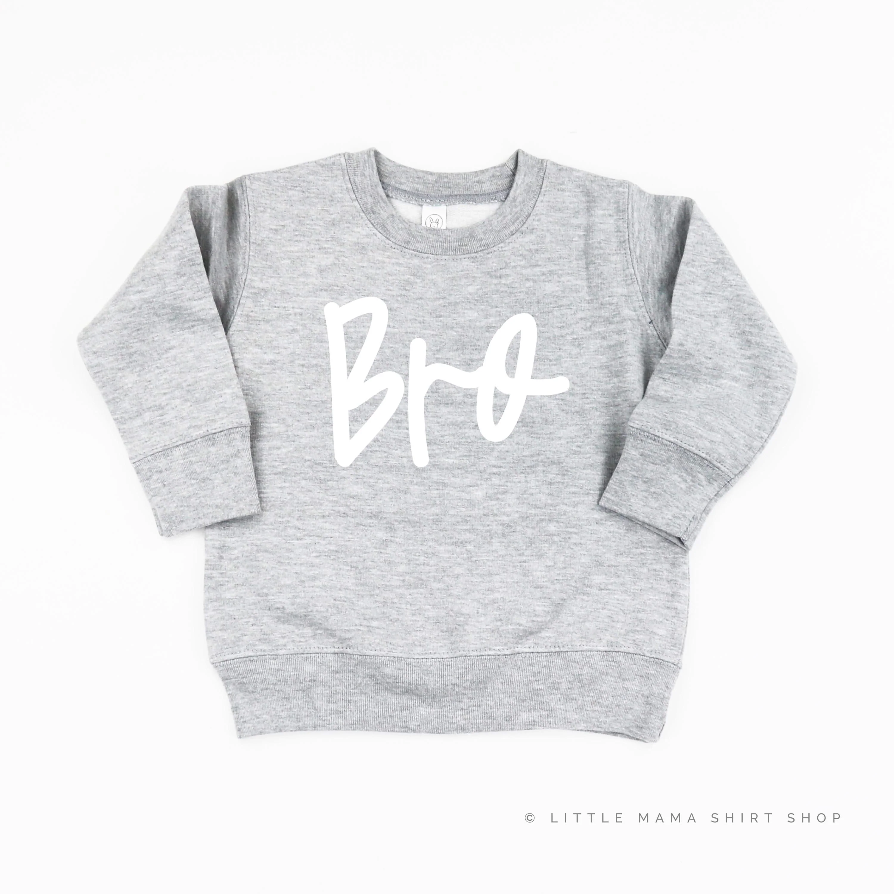 Bro (Cursive) - Child Sweater - Image 6
