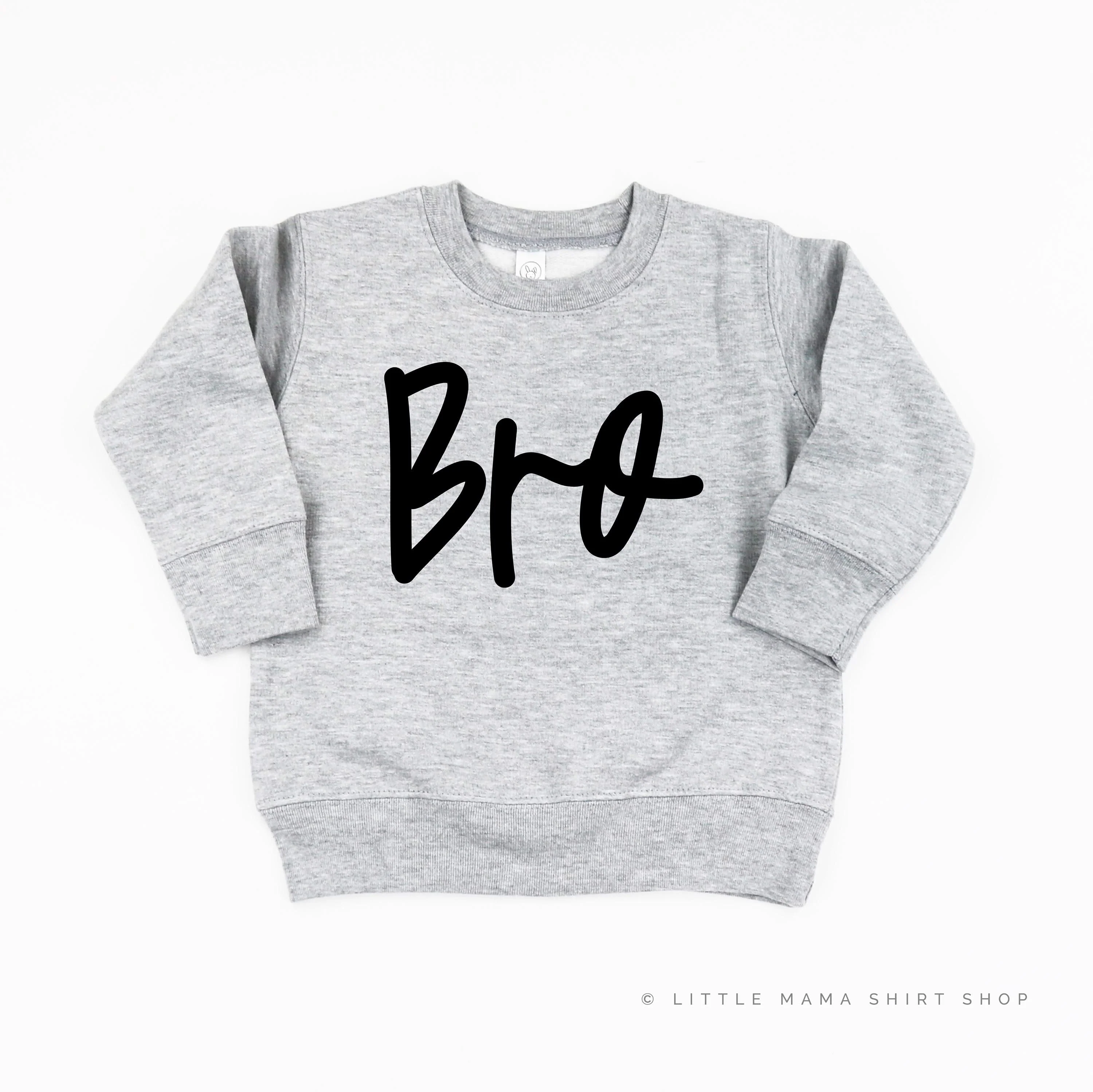 Bro (Cursive) - Child Sweater - Image 7