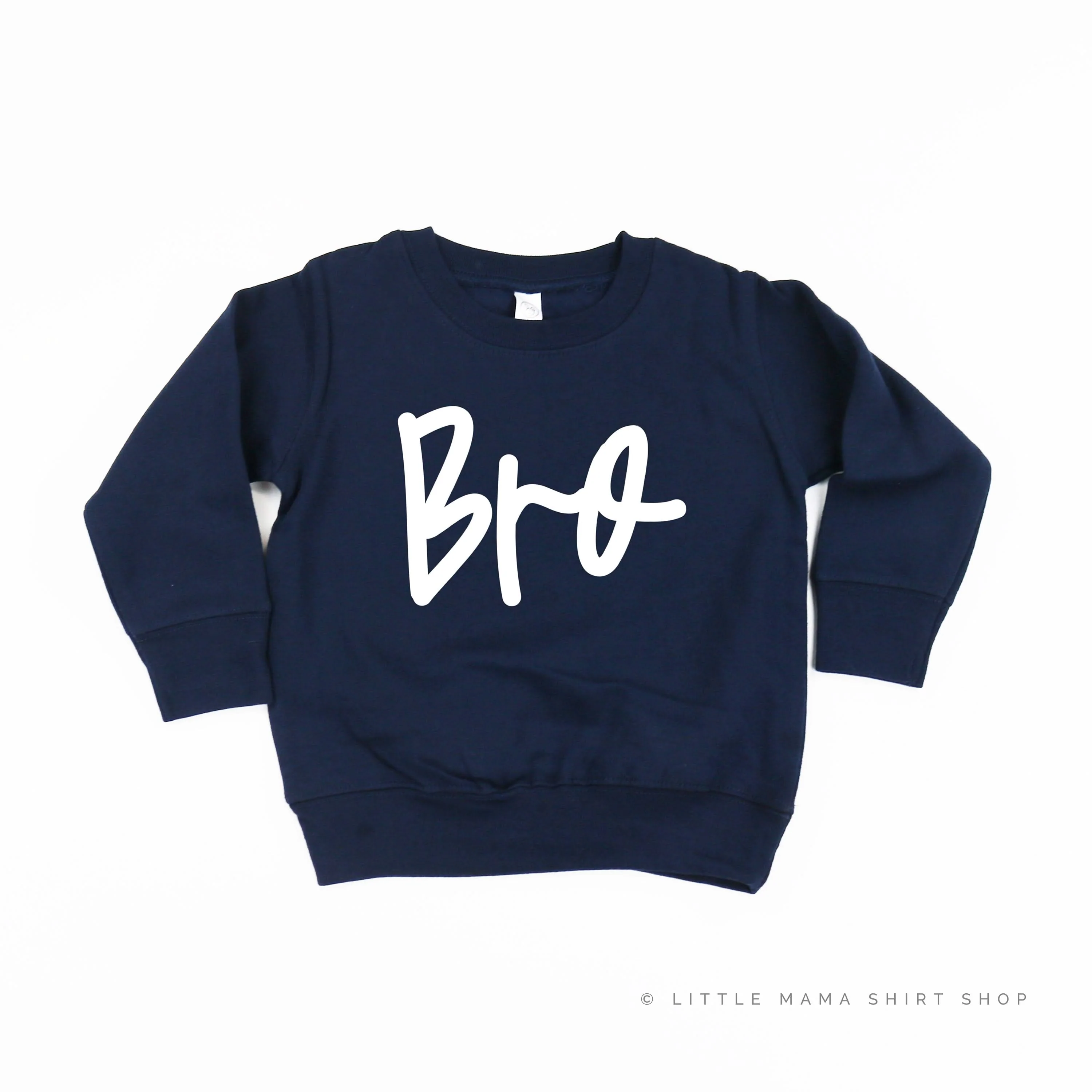 Bro (Cursive) - Child Sweater - Image 8
