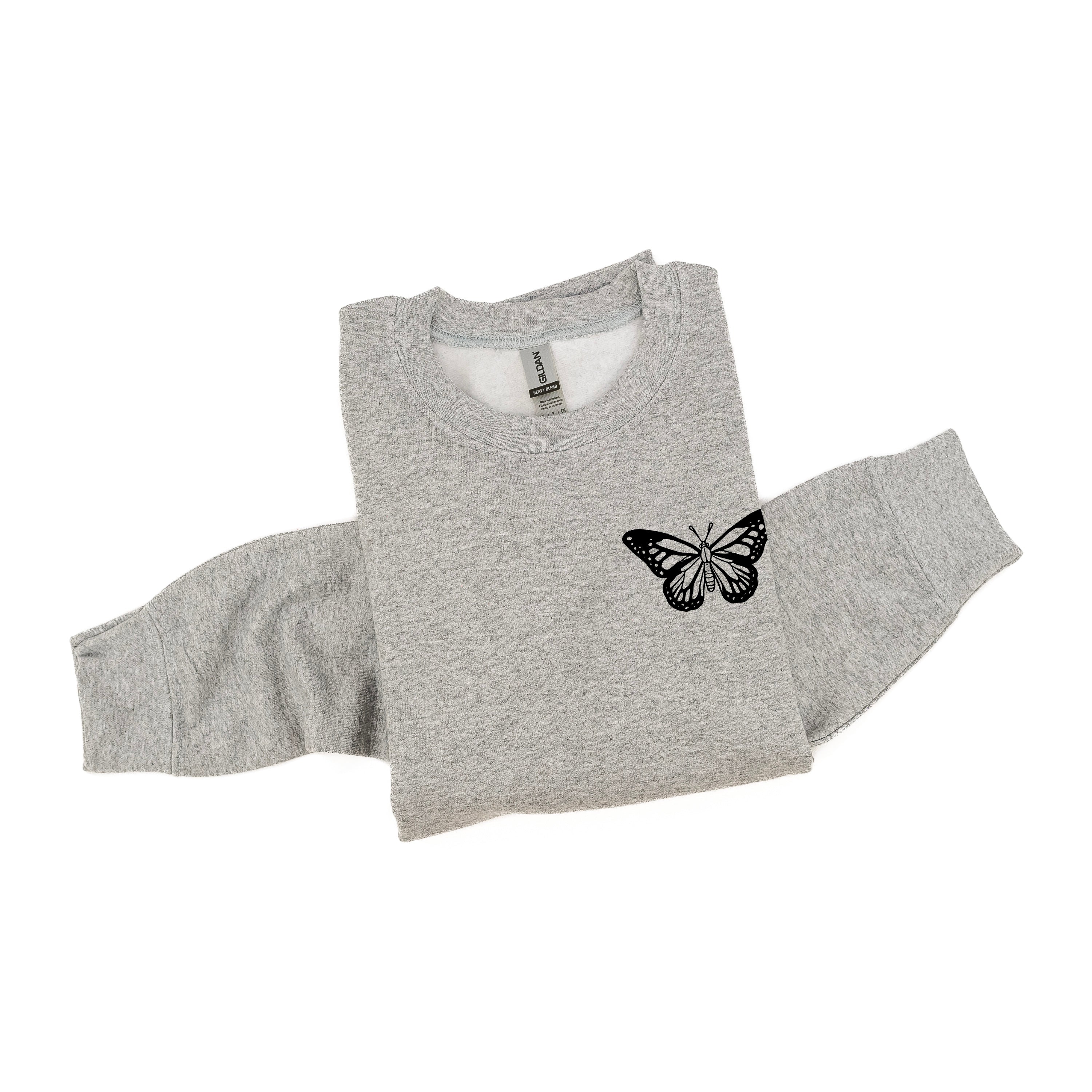 BUTTERFLY - BASIC FLEECE CREWNECK - Image 5