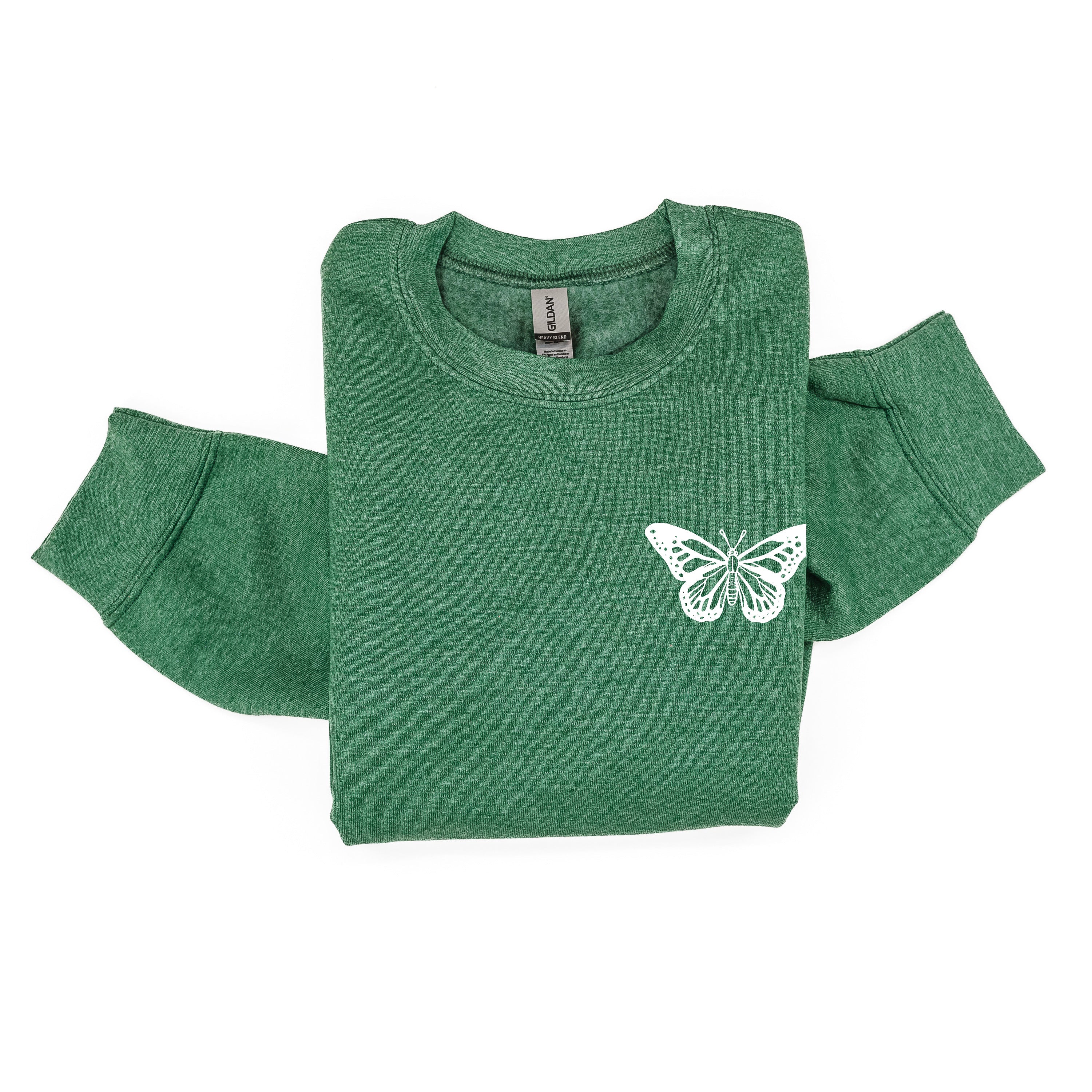 BUTTERFLY - BASIC FLEECE CREWNECK - Image 7