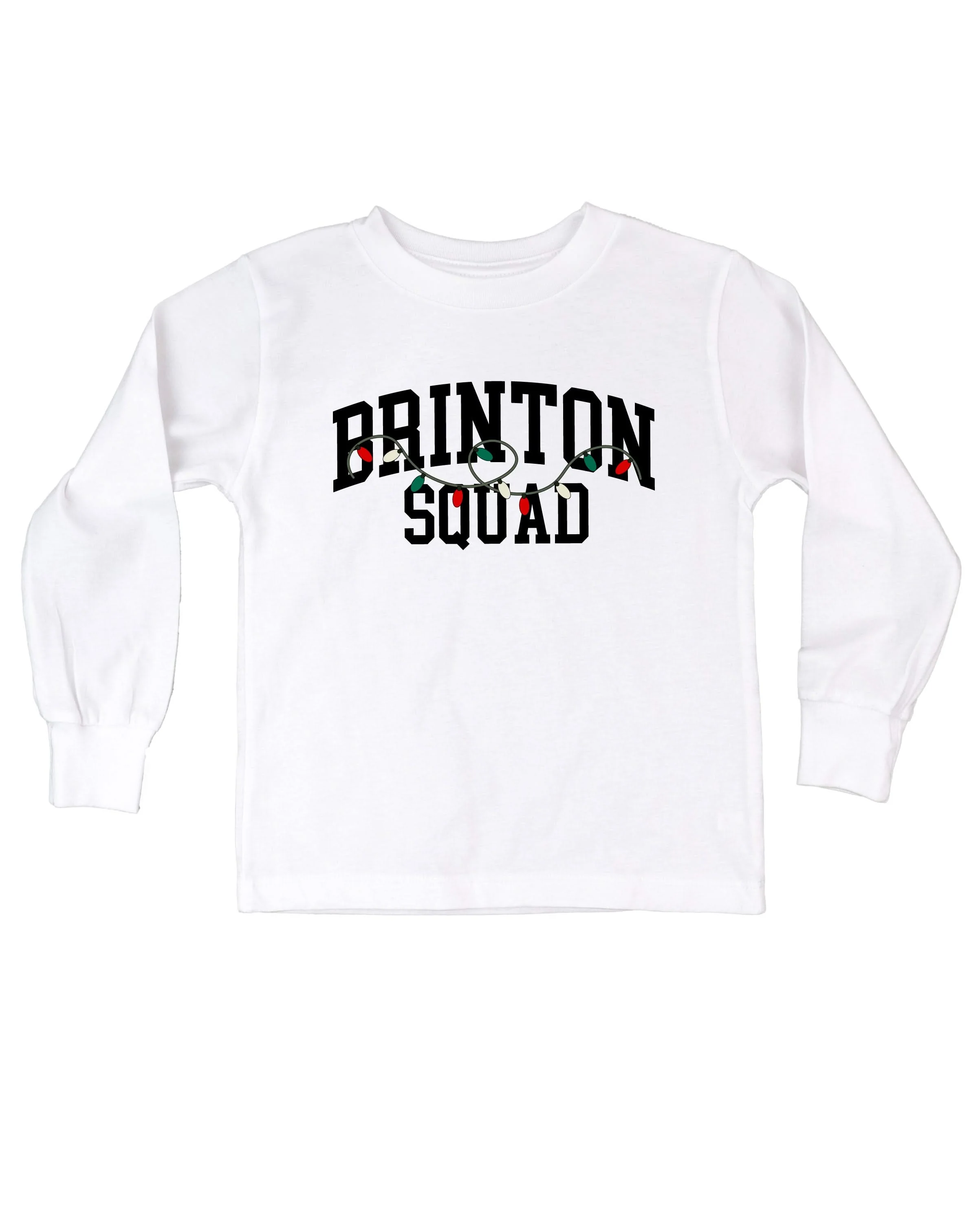 CHRISTMAS SQUAD - Personalized Child Long Sleeve Tee – Custom Holiday Shirt | Little Mama Shirt Shop - Image 4