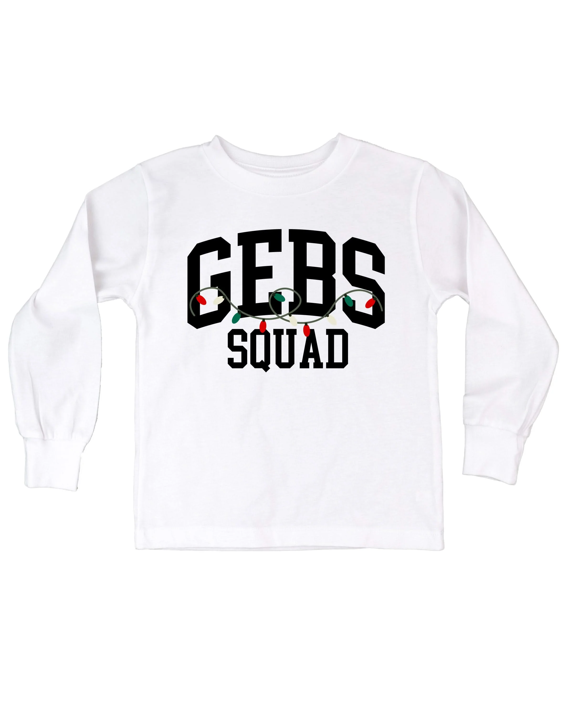 CHRISTMAS SQUAD - Personalized Child Long Sleeve Tee – Custom Holiday Shirt | Little Mama Shirt Shop - Image 6