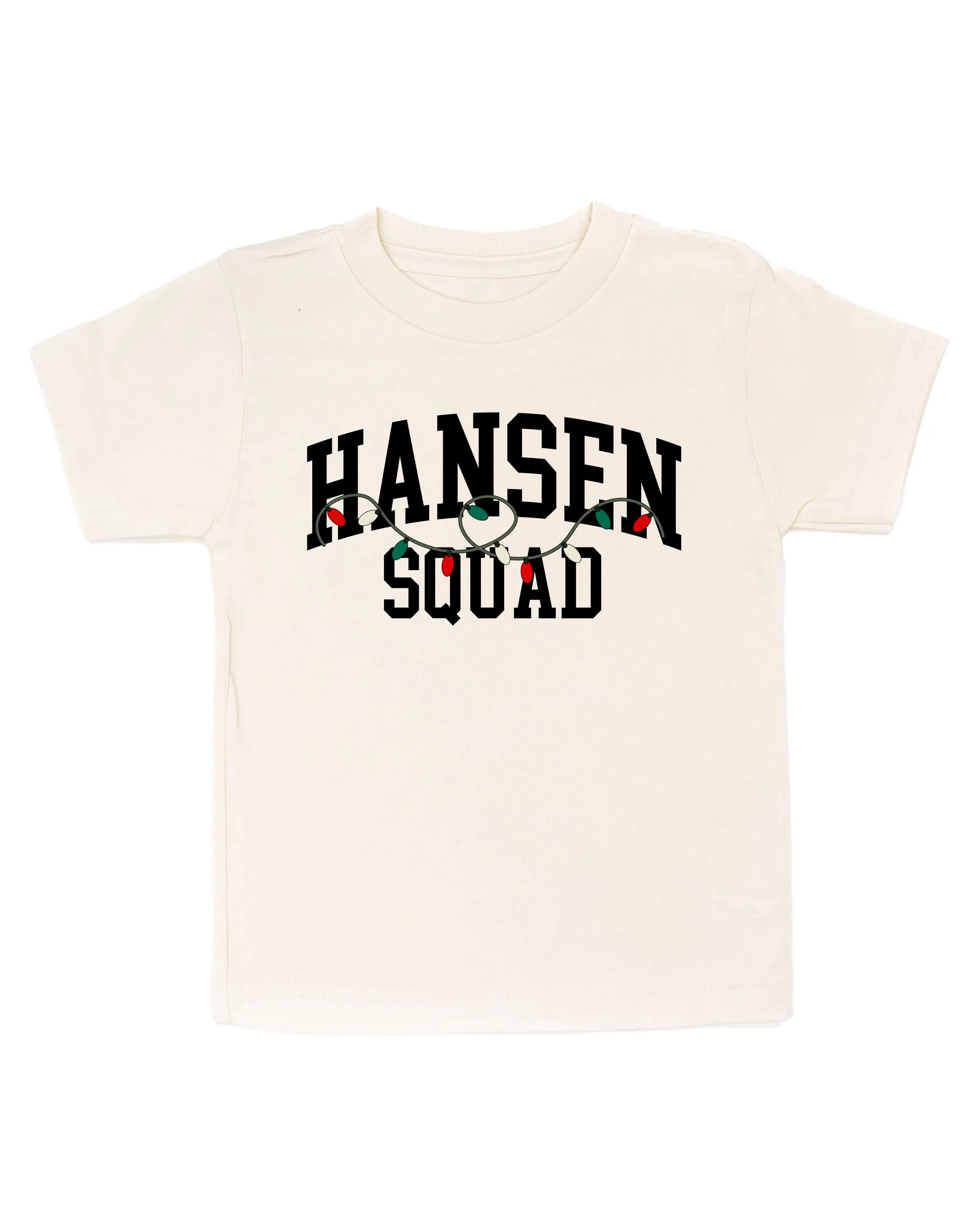 CHRISTMAS SQUAD - Personalized Child Tee – Custom Holiday T-Shirt | Little Mama Shirt Shop - Image 3
