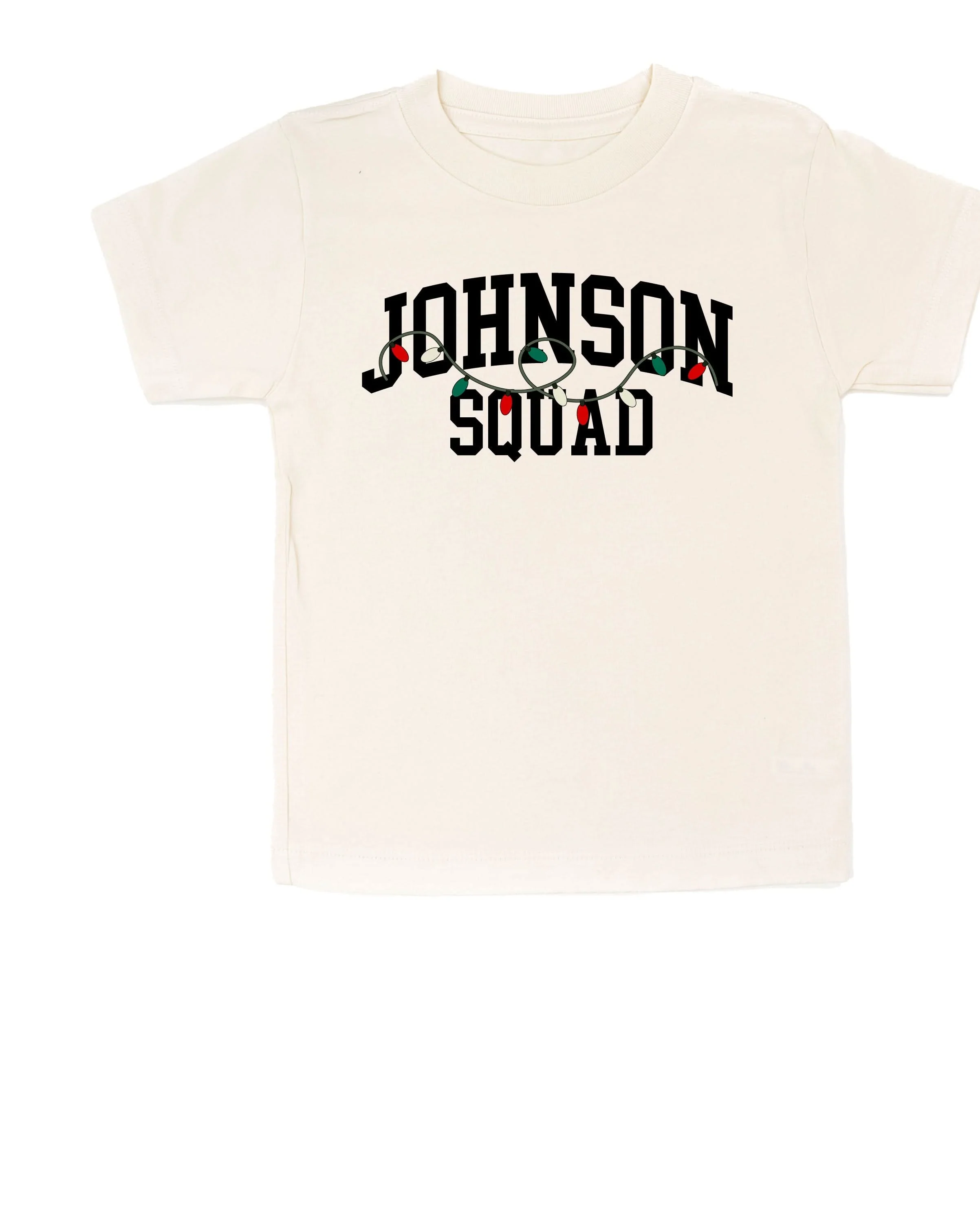 CHRISTMAS SQUAD - Personalized Child Tee – Custom Holiday T-Shirt | Little Mama Shirt Shop - Image 7