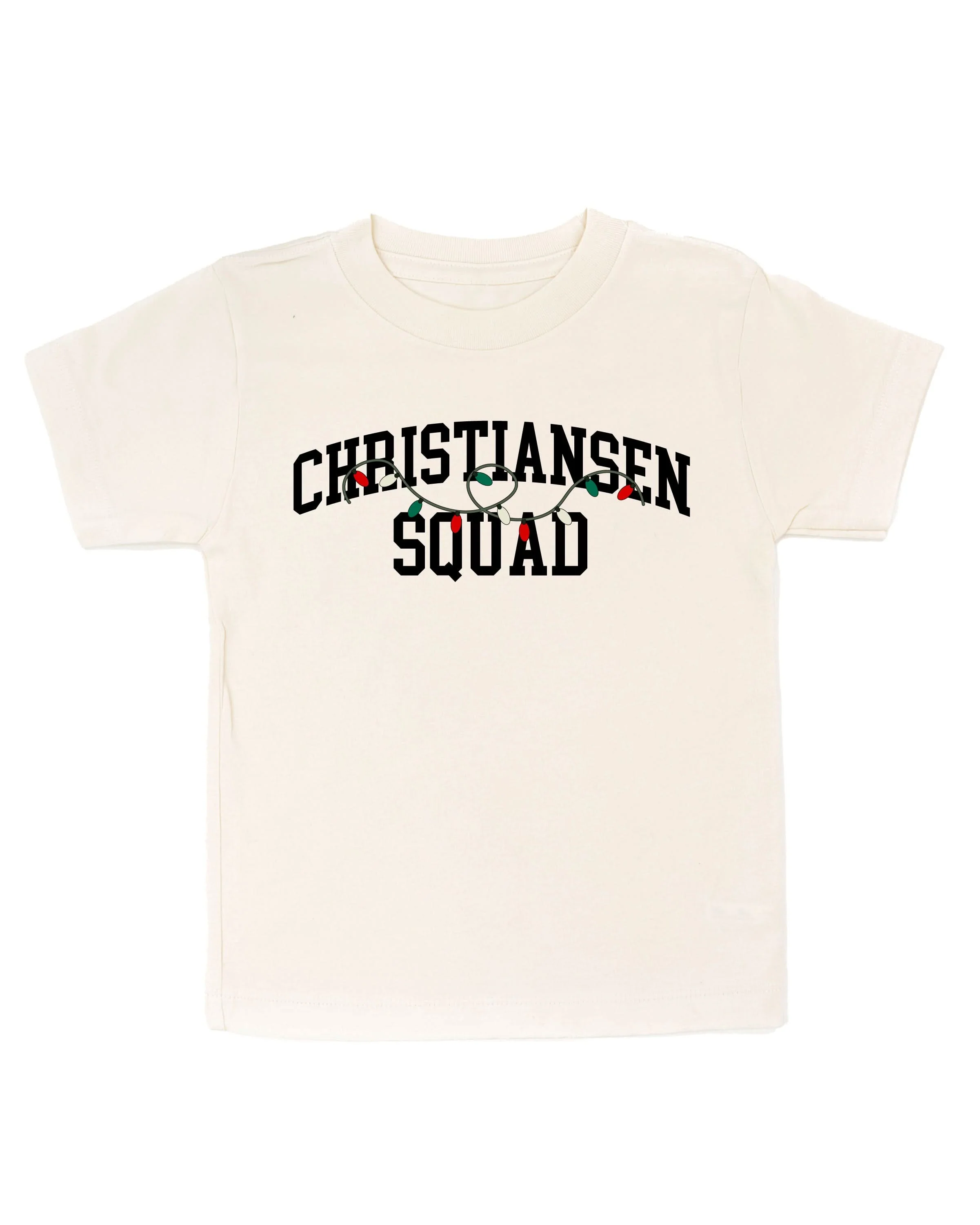 CHRISTMAS SQUAD - Personalized Child Tee – Custom Holiday T-Shirt | Little Mama Shirt Shop - Image 8