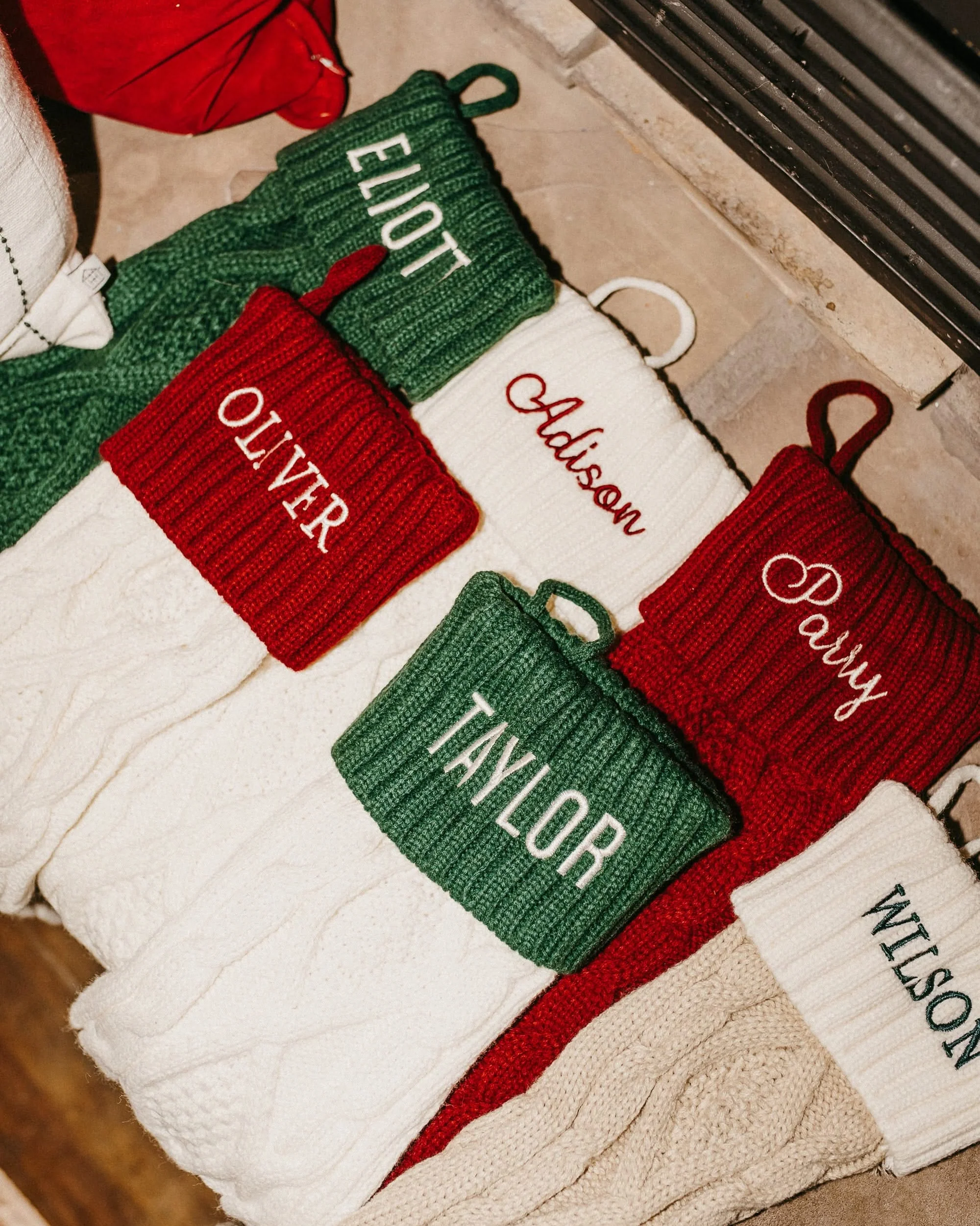 Knitted Christmas Stocking – 22" - Custom Embroidered Name | LMSS® Exclusive - Image 7