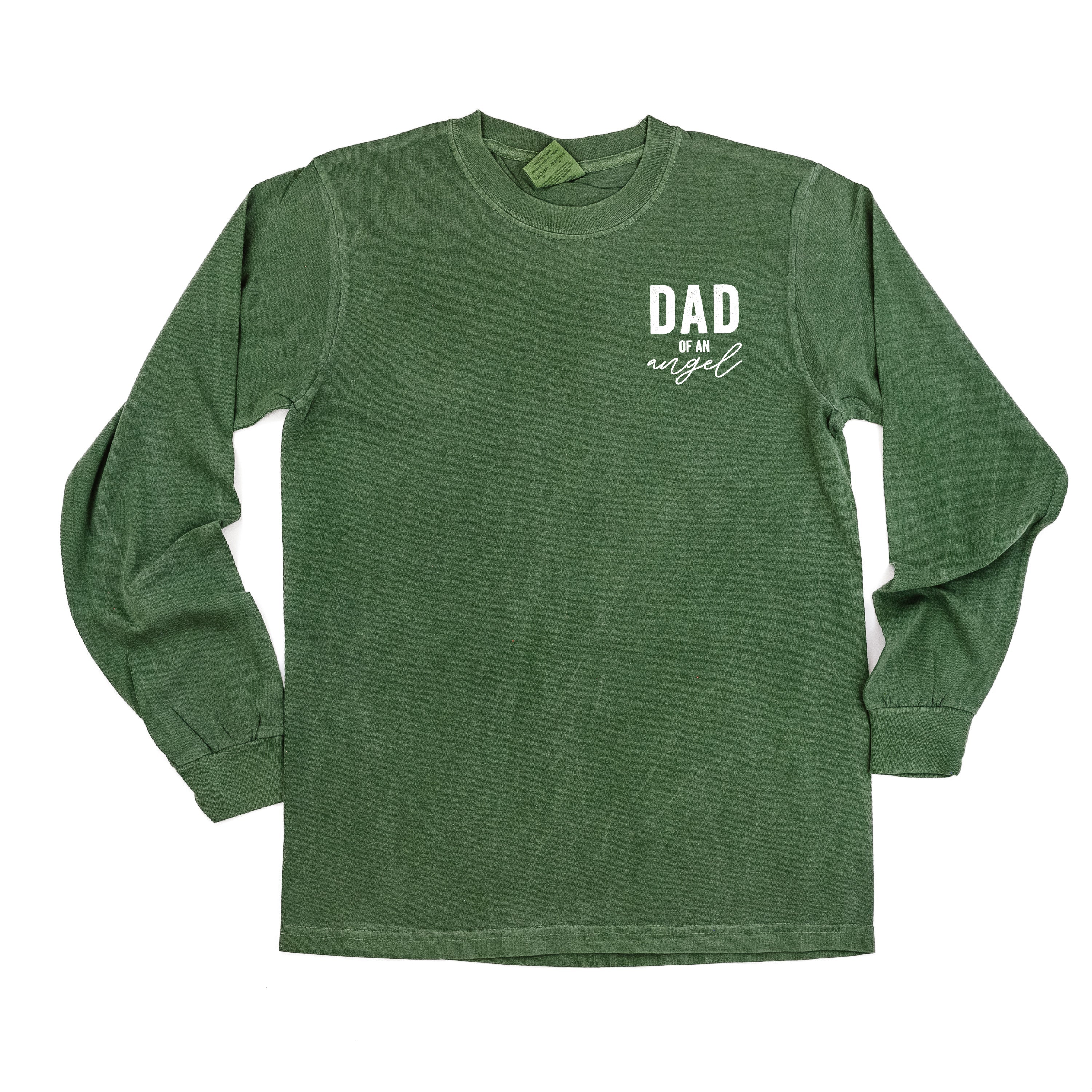 Dad of Angel(s) - Long Sleeve Comfort Colors Tee - Image 3