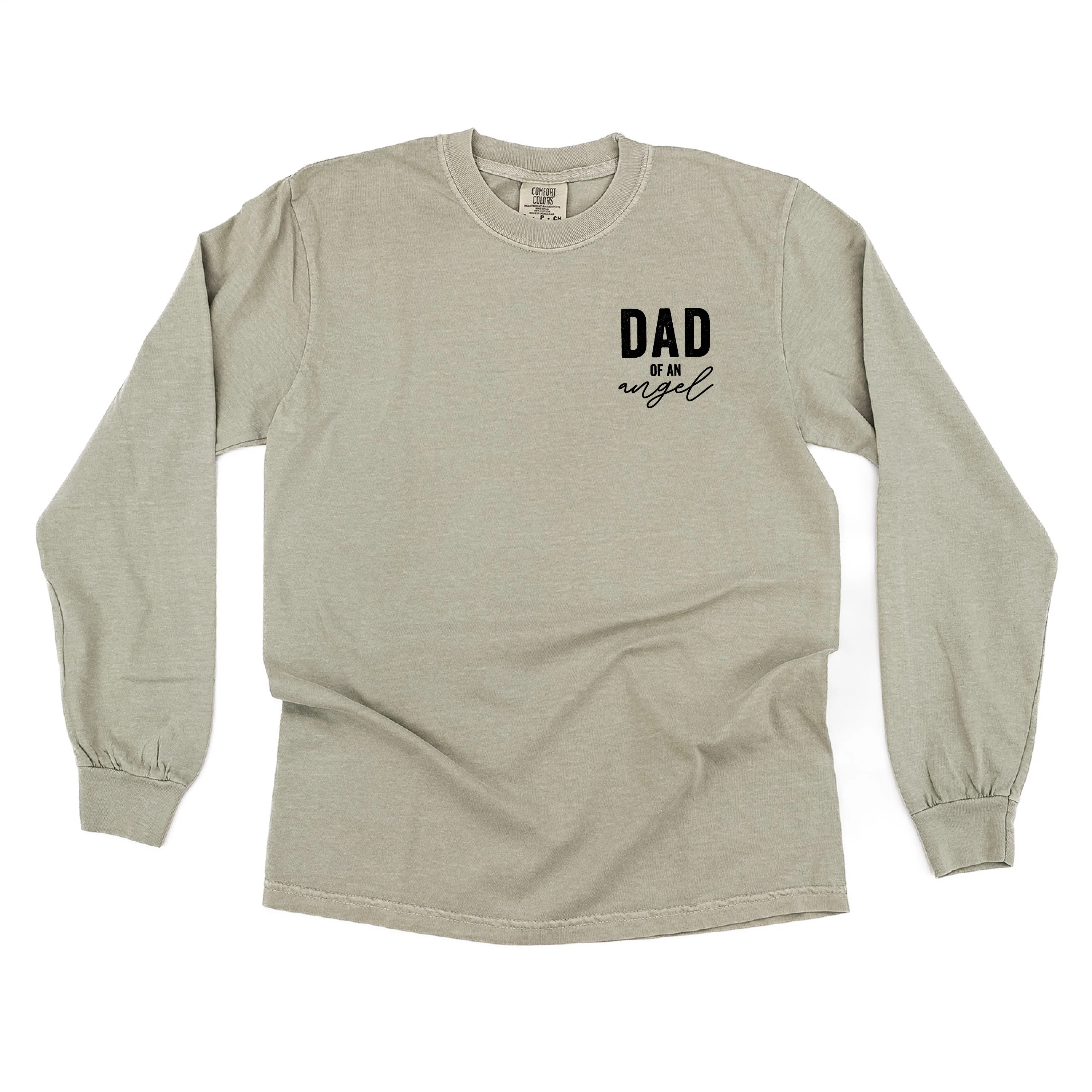 Dad of Angel(s) - Long Sleeve Comfort Colors Tee - Image 6