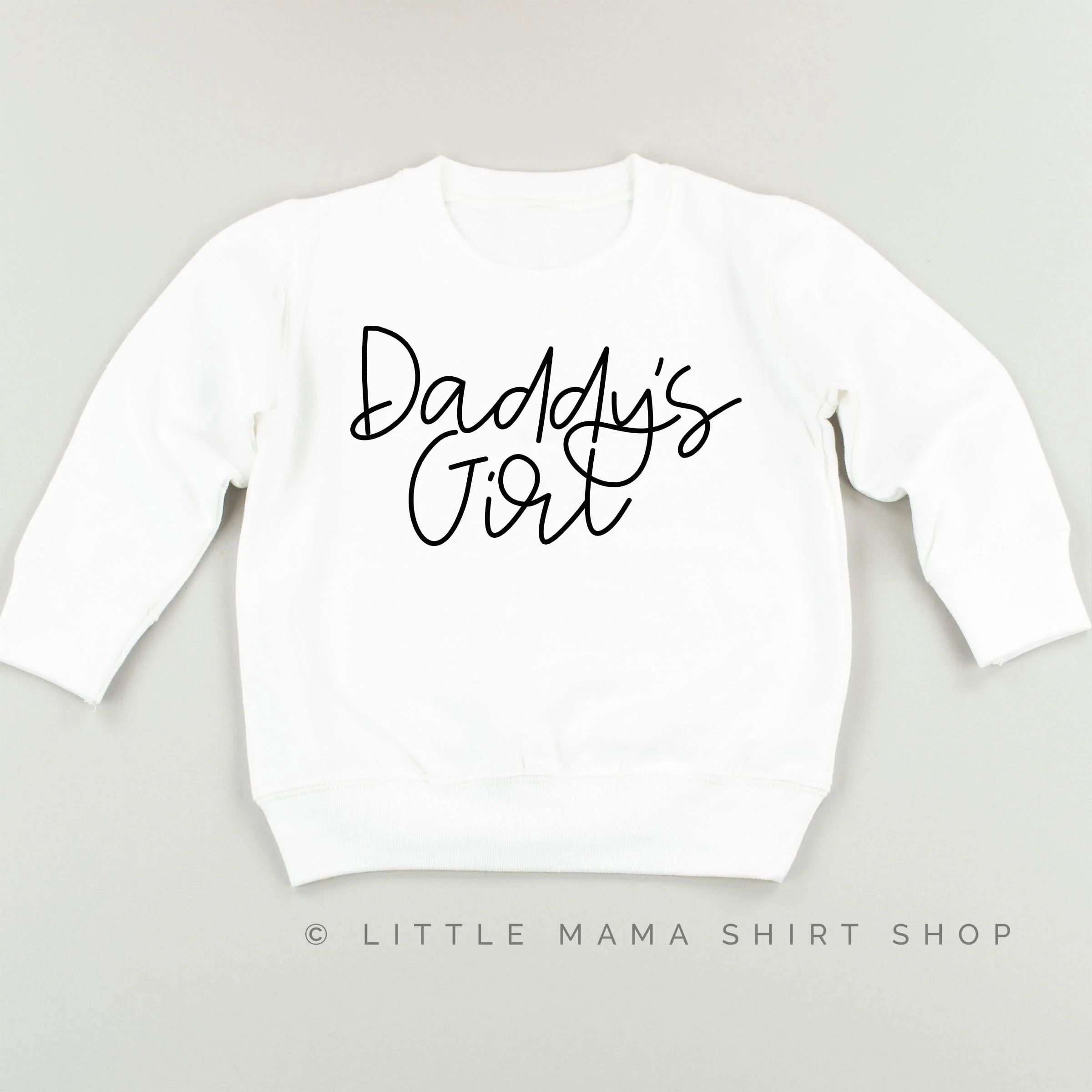 Daddy's Girl - Cursive - Child Sweater - Image 3