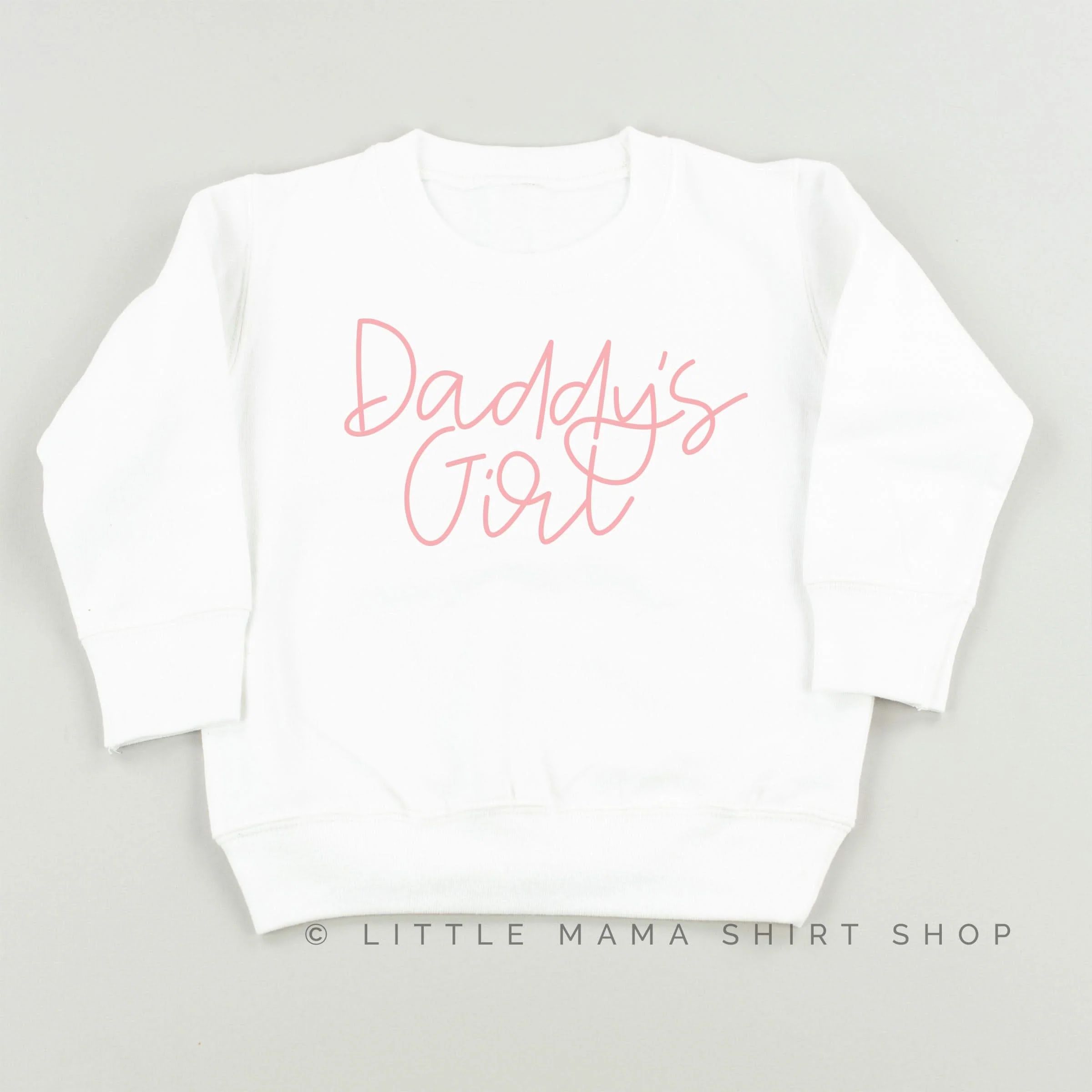 Daddy's Girl - Cursive - Child Sweater - Image 8