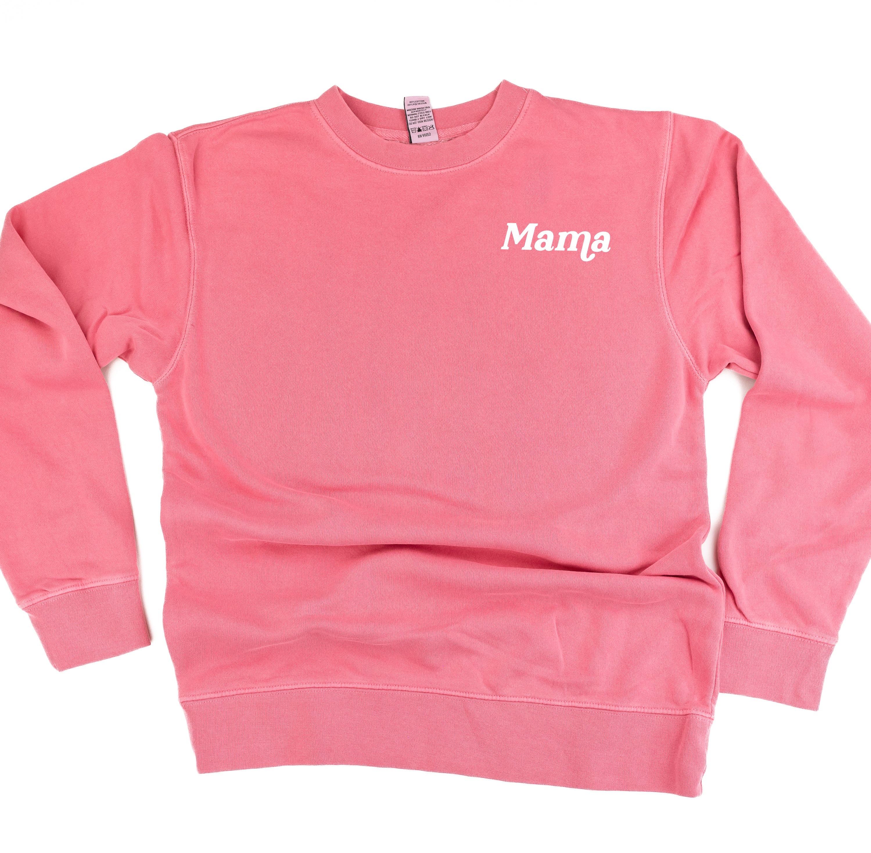 Embroidered PIGMENT Crewneck - (Pocket - White Thread) - *ITALIC* NAME - Image 4