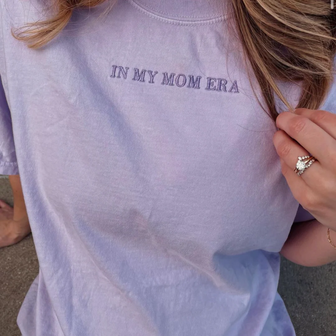 ✨ IN MY MOM ERA™ ✨ - Embroidered Comfort Colors Tee - Image 21