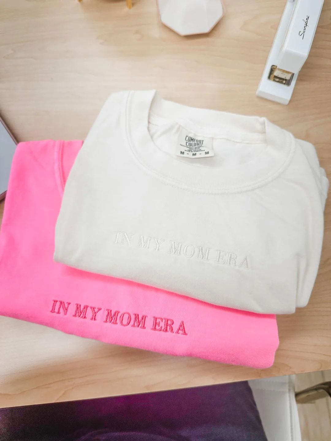 ✨ IN MY MOM ERA™ ✨ - Embroidered Comfort Colors Tee - Image 24