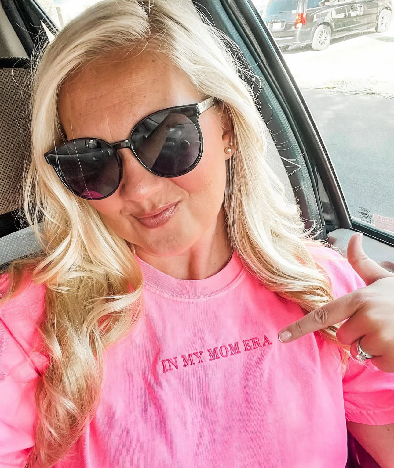 ✨ IN MY MOM ERA™ ✨ - Embroidered Comfort Colors Tee - Image 3