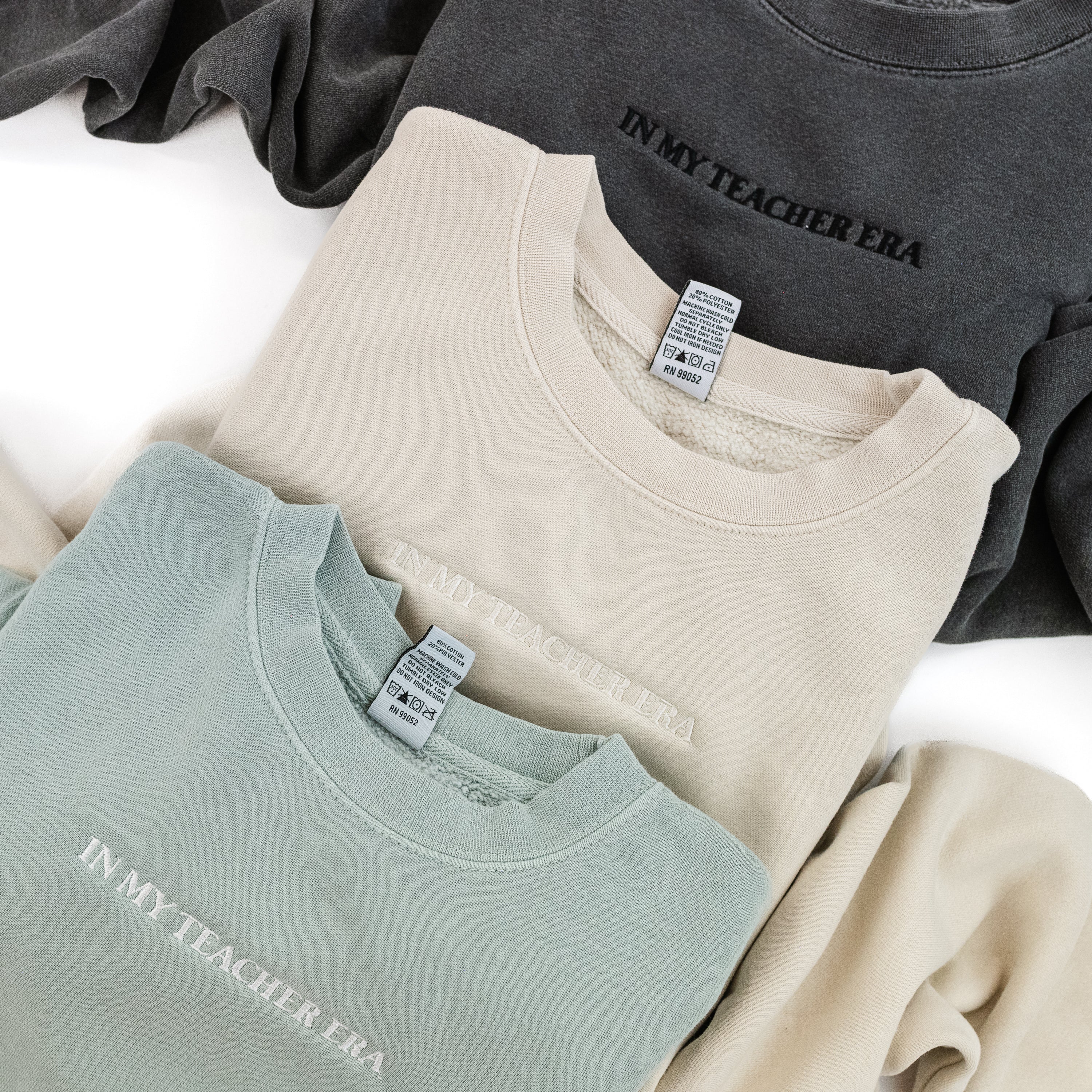 Embroidered PIGMENT Crewneck - In My Teacher Era - Image 5