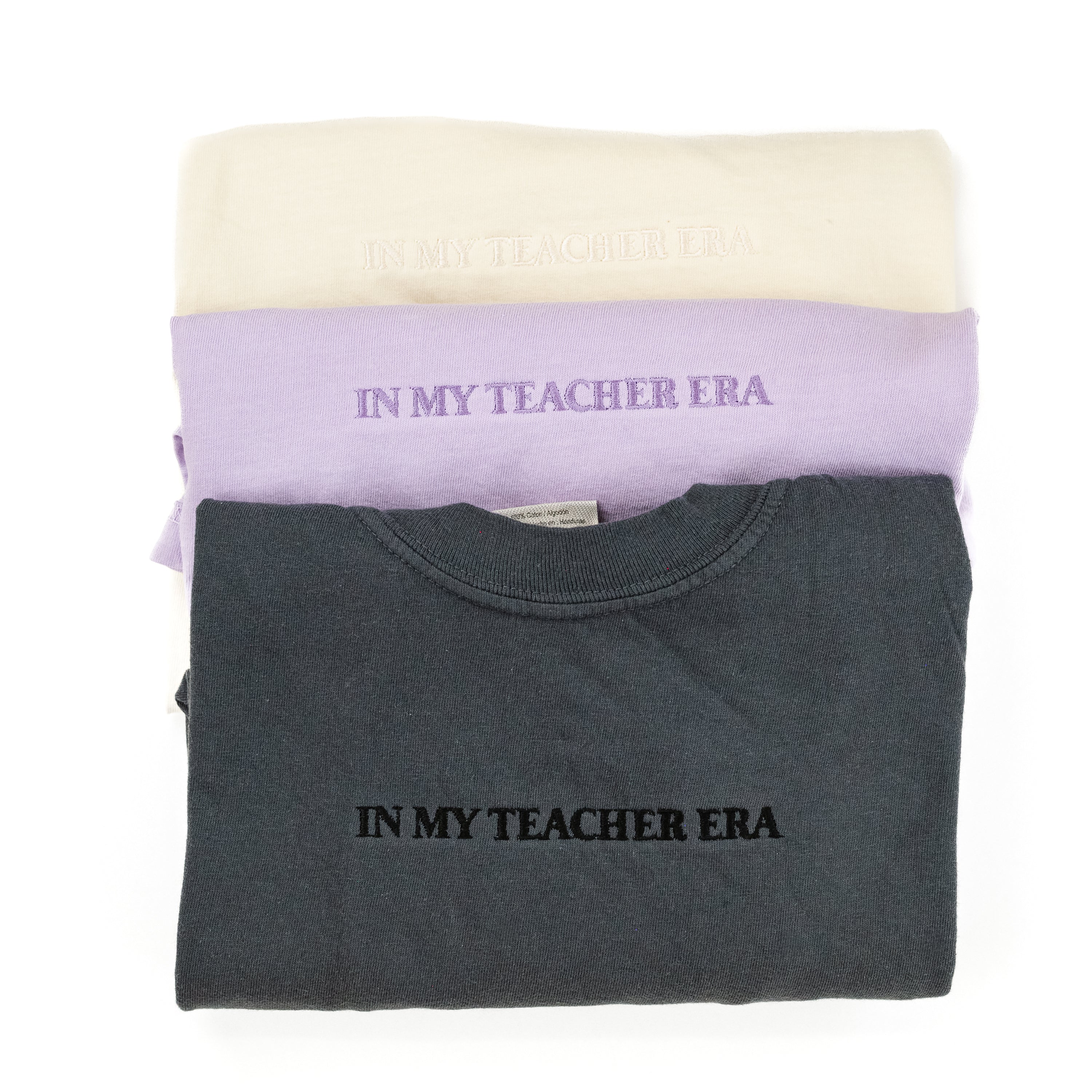 Embroidered Comfort Colors Tee - In My Teacher Era - Image 3