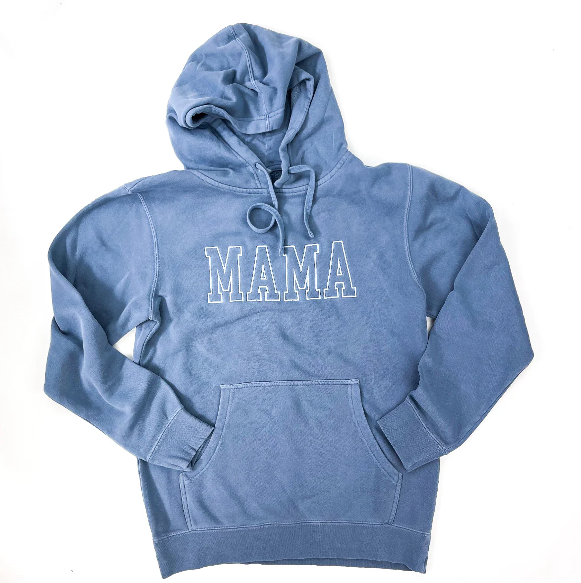 Embroidered PIGMENT Hoodie - MAMA - Outline - Image 9