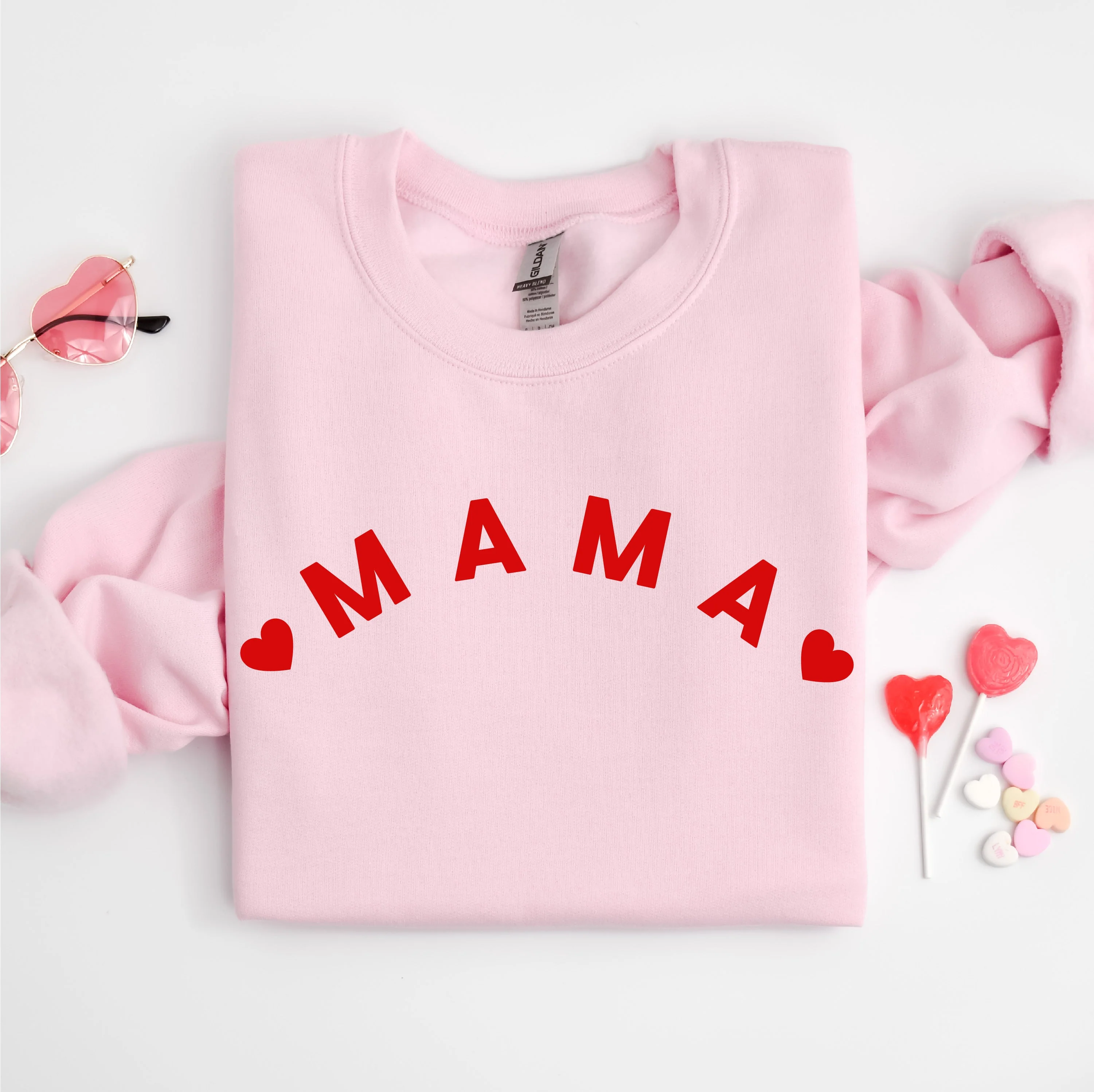 Mama (Two Hearts) - Basic Fleece - Image 3
