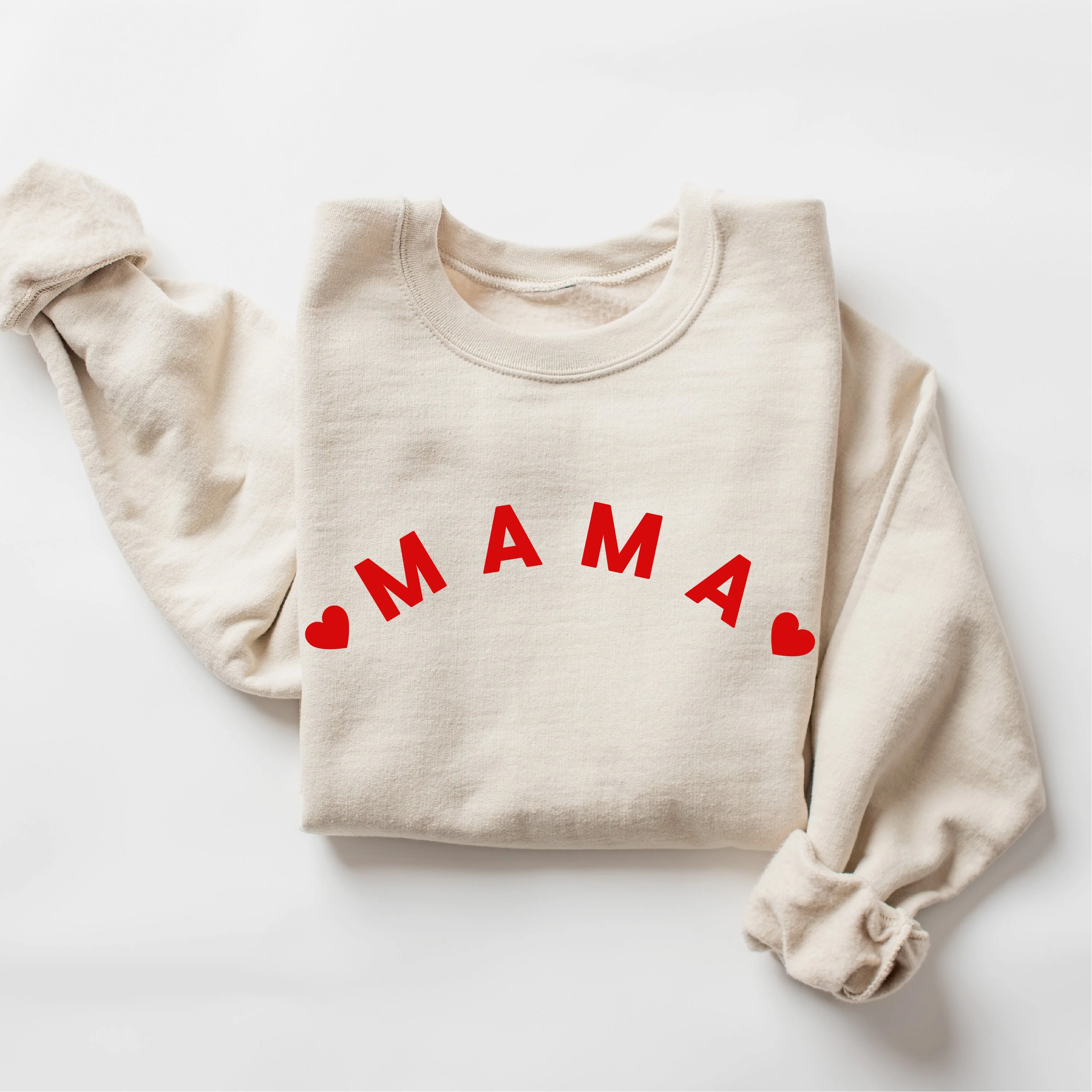 Mama (Two Hearts) - Basic Fleece - Image 5