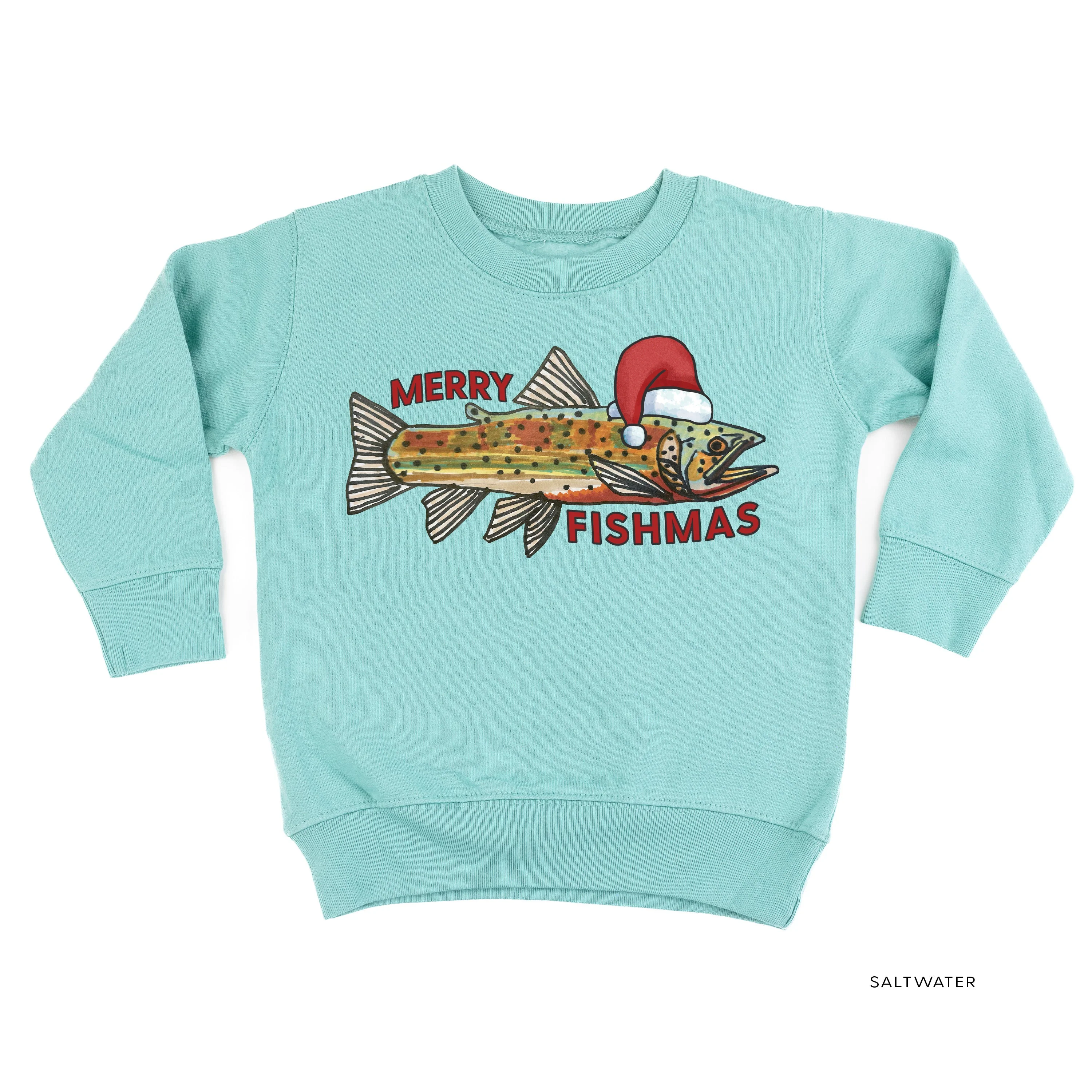 Merry Fishmas - Child Sweater - Image 5