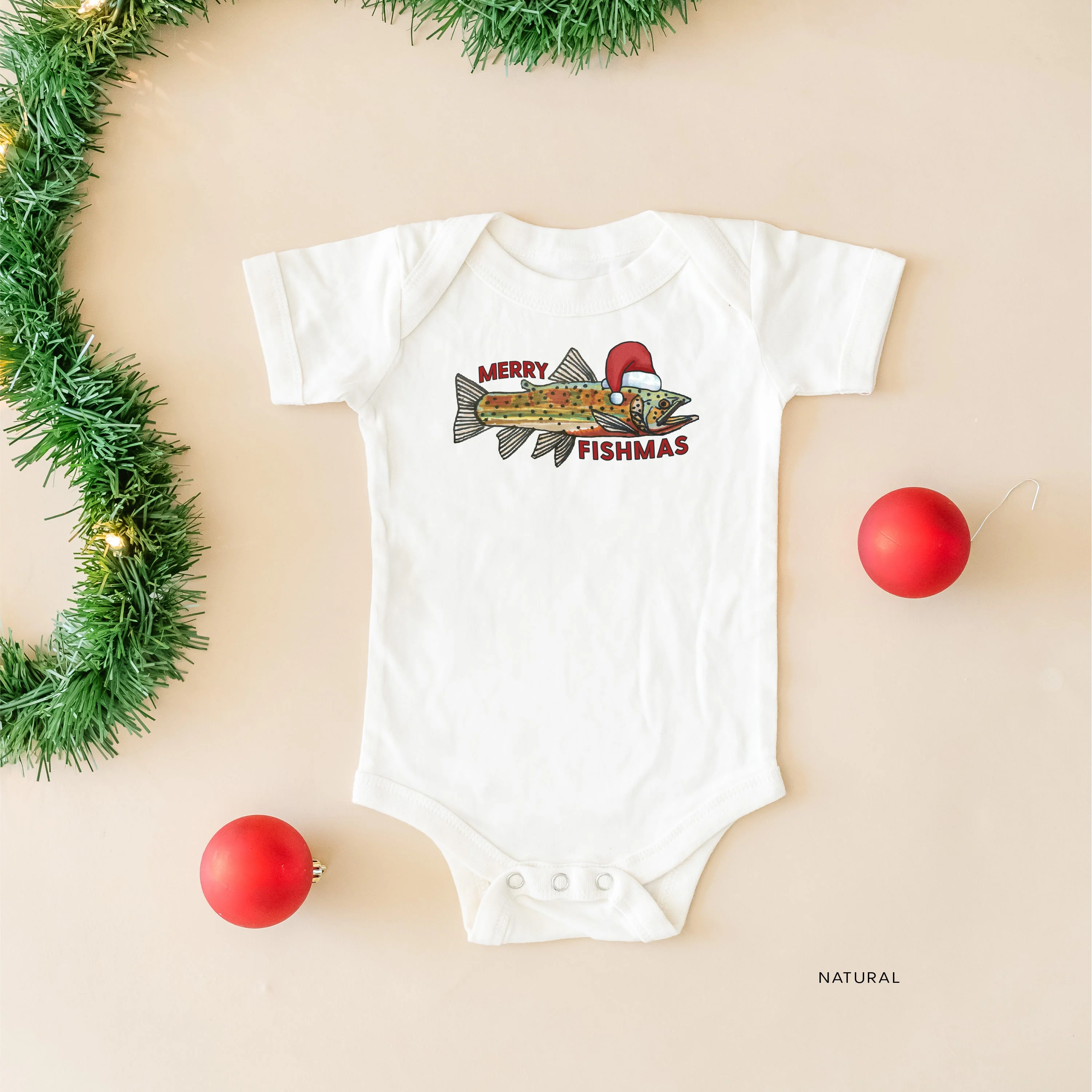 Merry Fishmas - Child Tee - Image 3