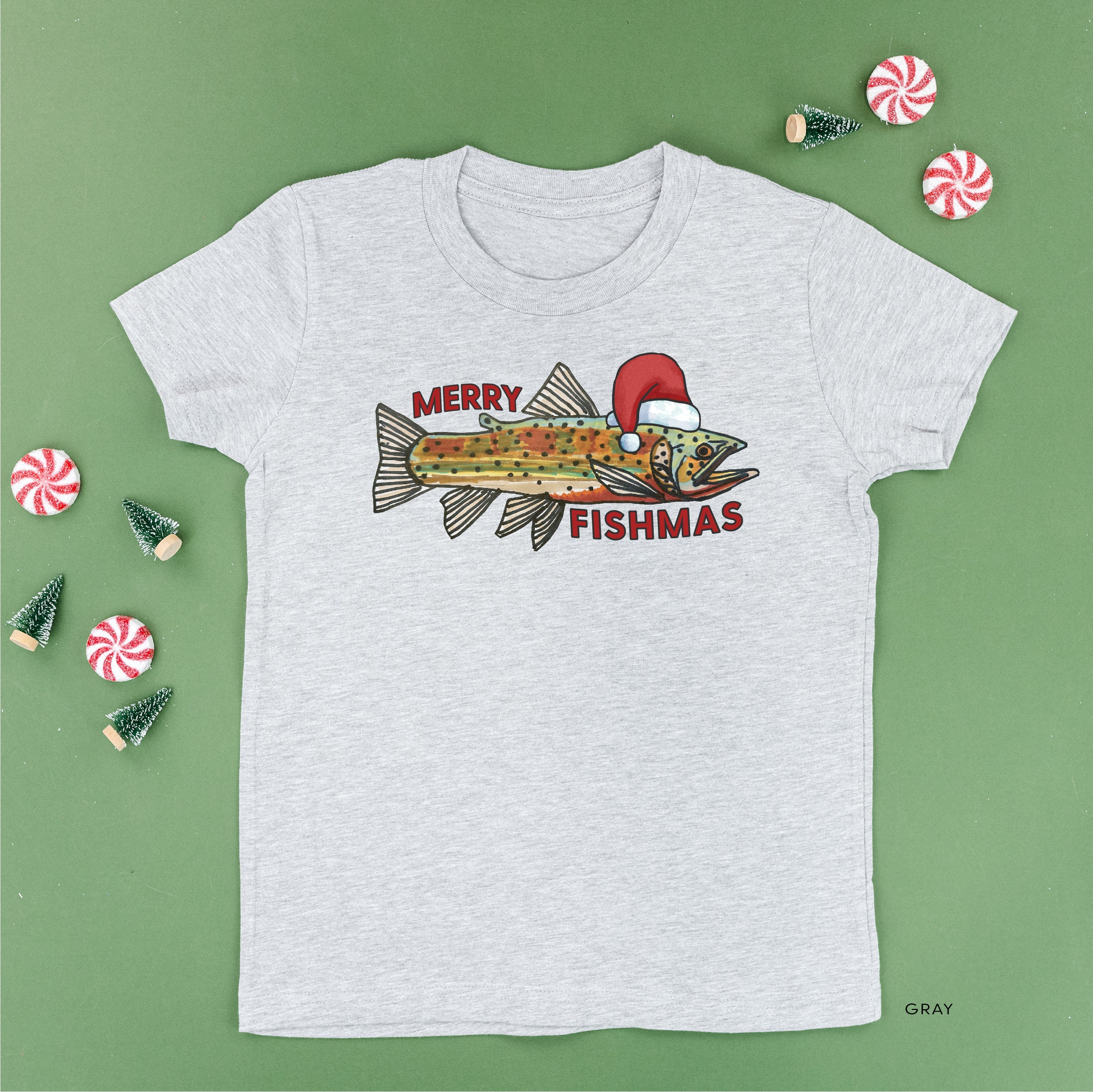 Merry Fishmas - Child Tee - Image 5