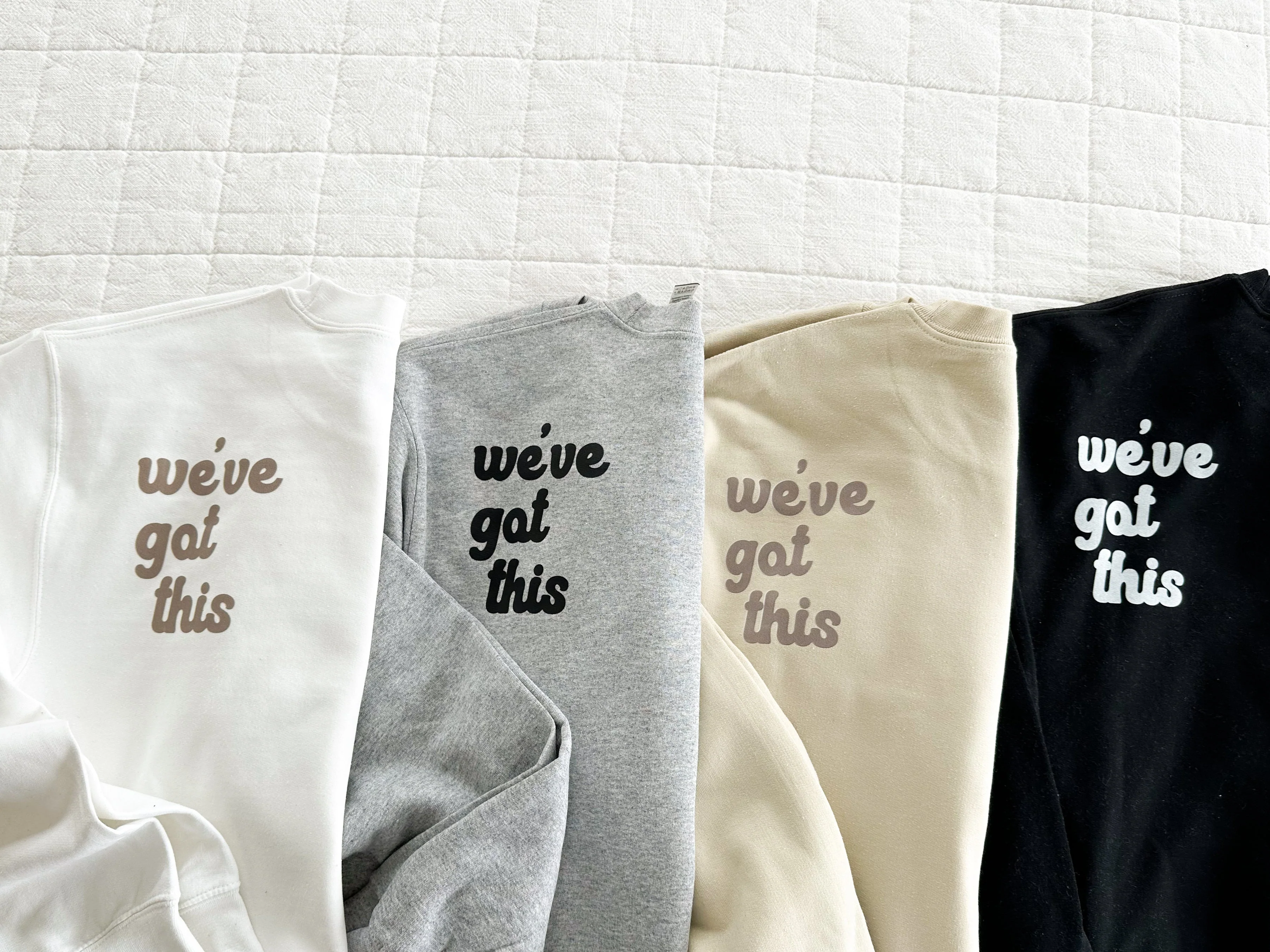 Motherhood - Surviving Not Thriving - Doing My Best - (Our 2024 Mantra) - Neutrals - LMSS® Exclusive - BASIC Fleece - Image 3