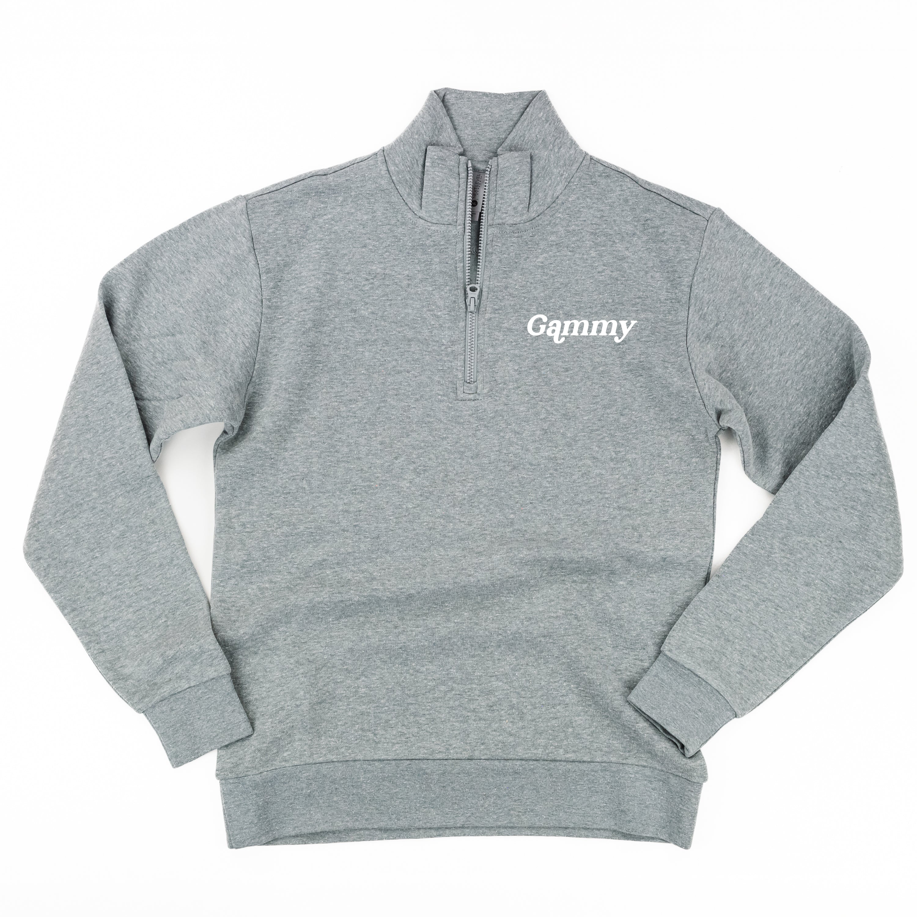 Mother's Day Quarter Zip Sweatshirt - Multiple Names + Colors Available (white thread) - Image 4