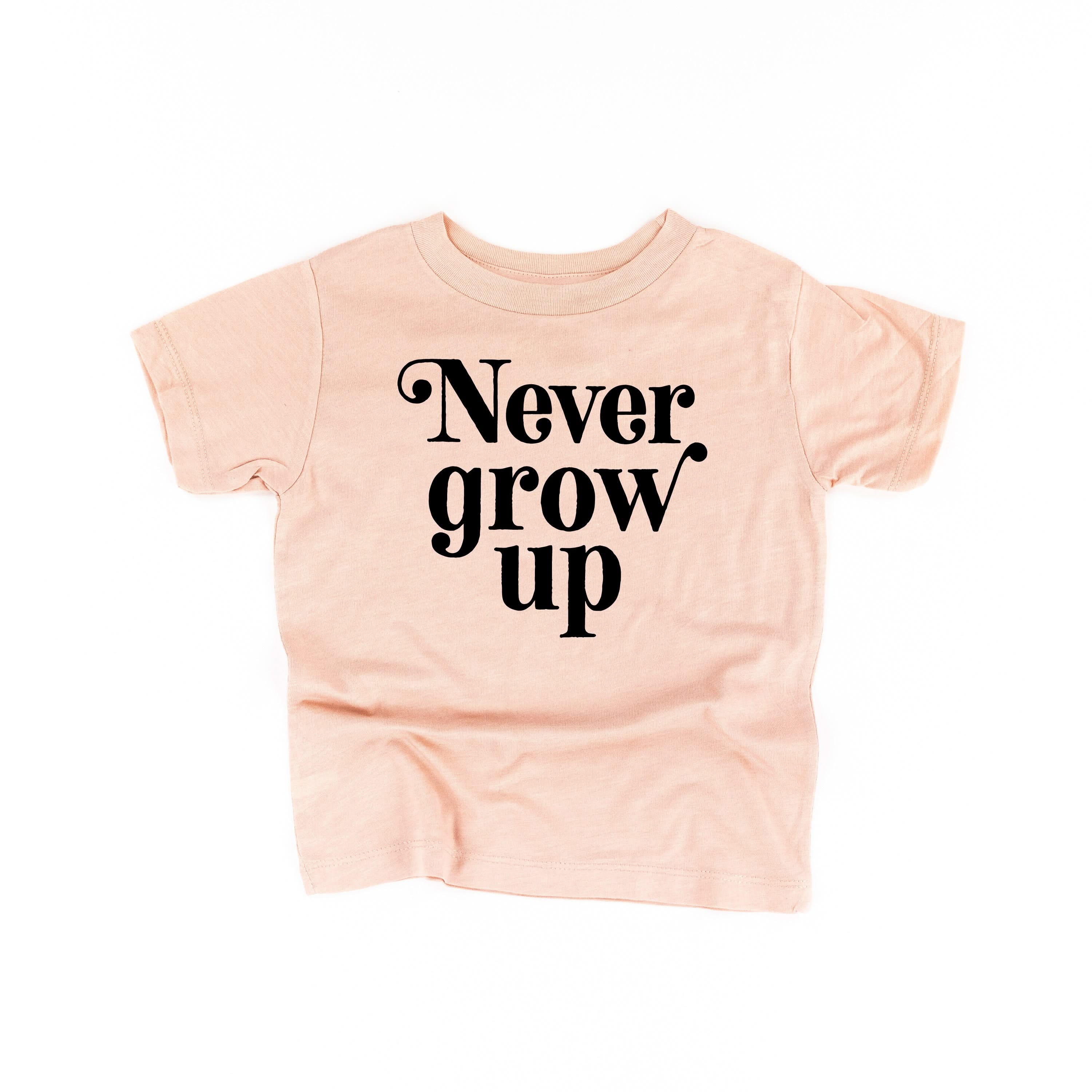Never Grow Up - Child Tee - Image 4