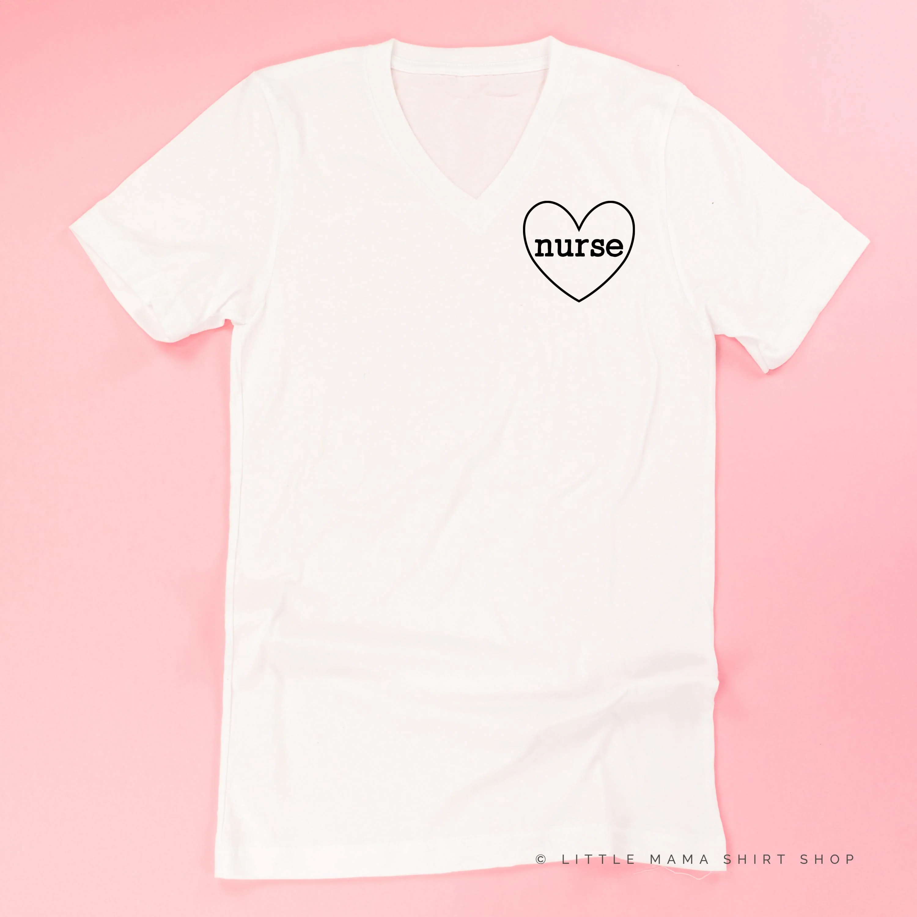 Nurse ♥ - Unisex Tee - Image 4