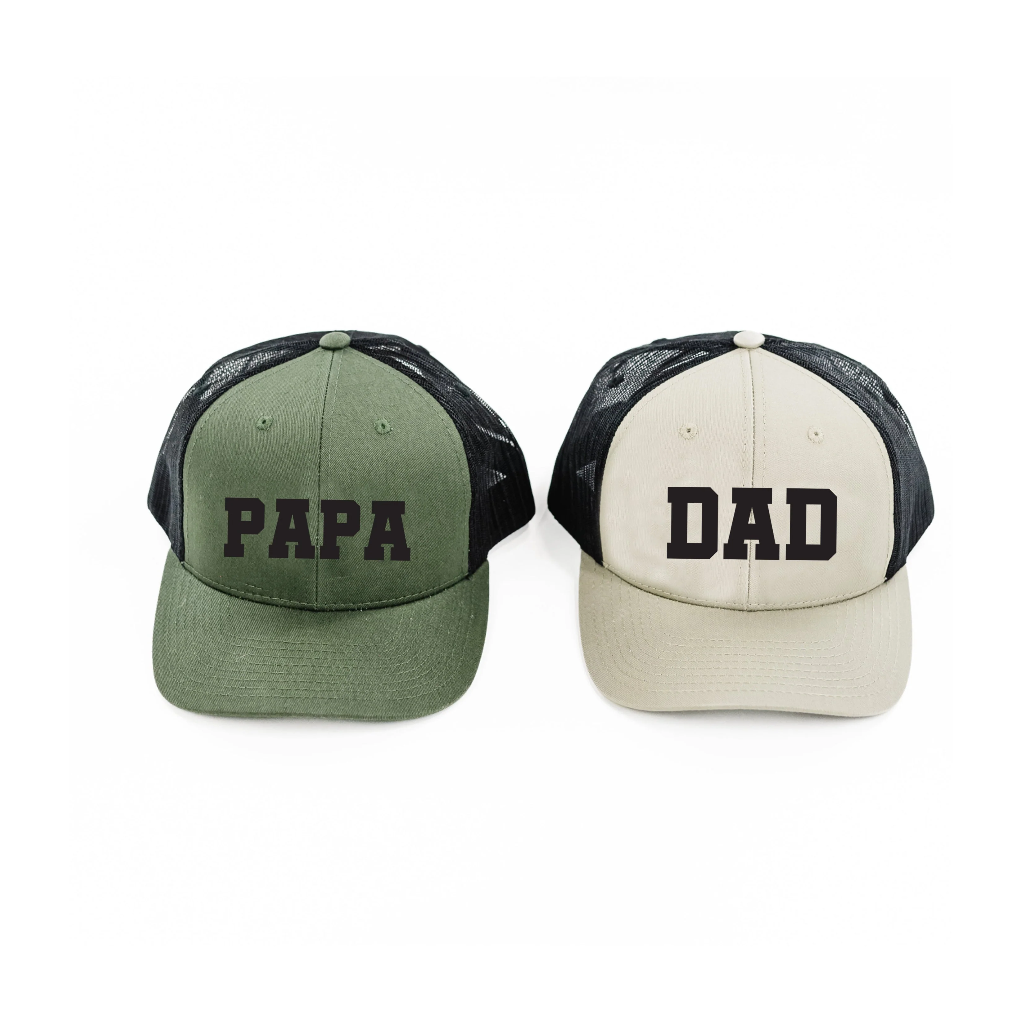 Father's Day Hat - Multiple Name & Color Options - Snapback Hat w/ Black Thread - Image 6
