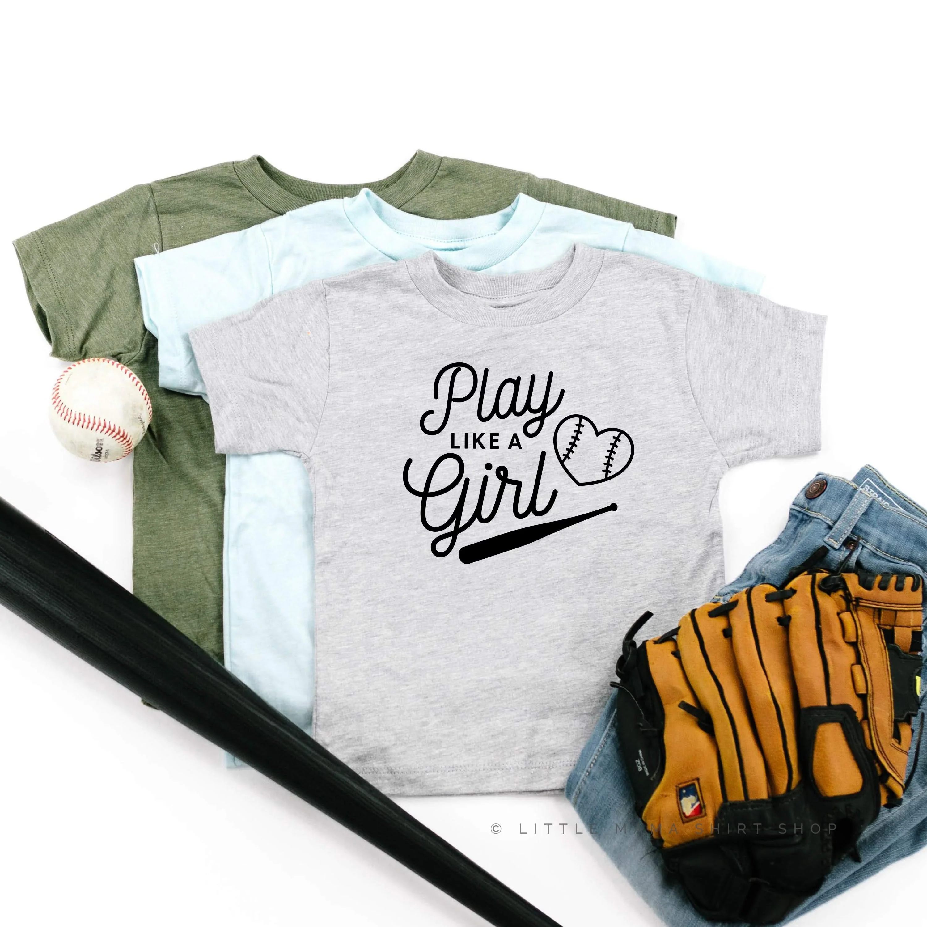 Play Like A Girl - Child Tee - Image 4
