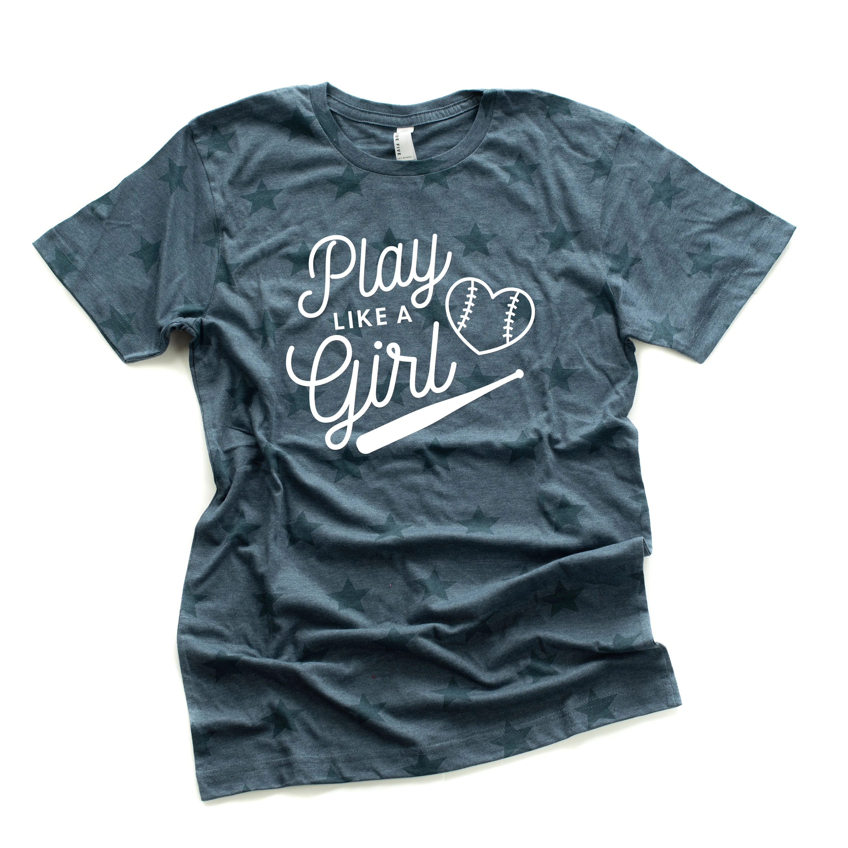 Play Like A Girl - Unisex STAR Tee - Image 3