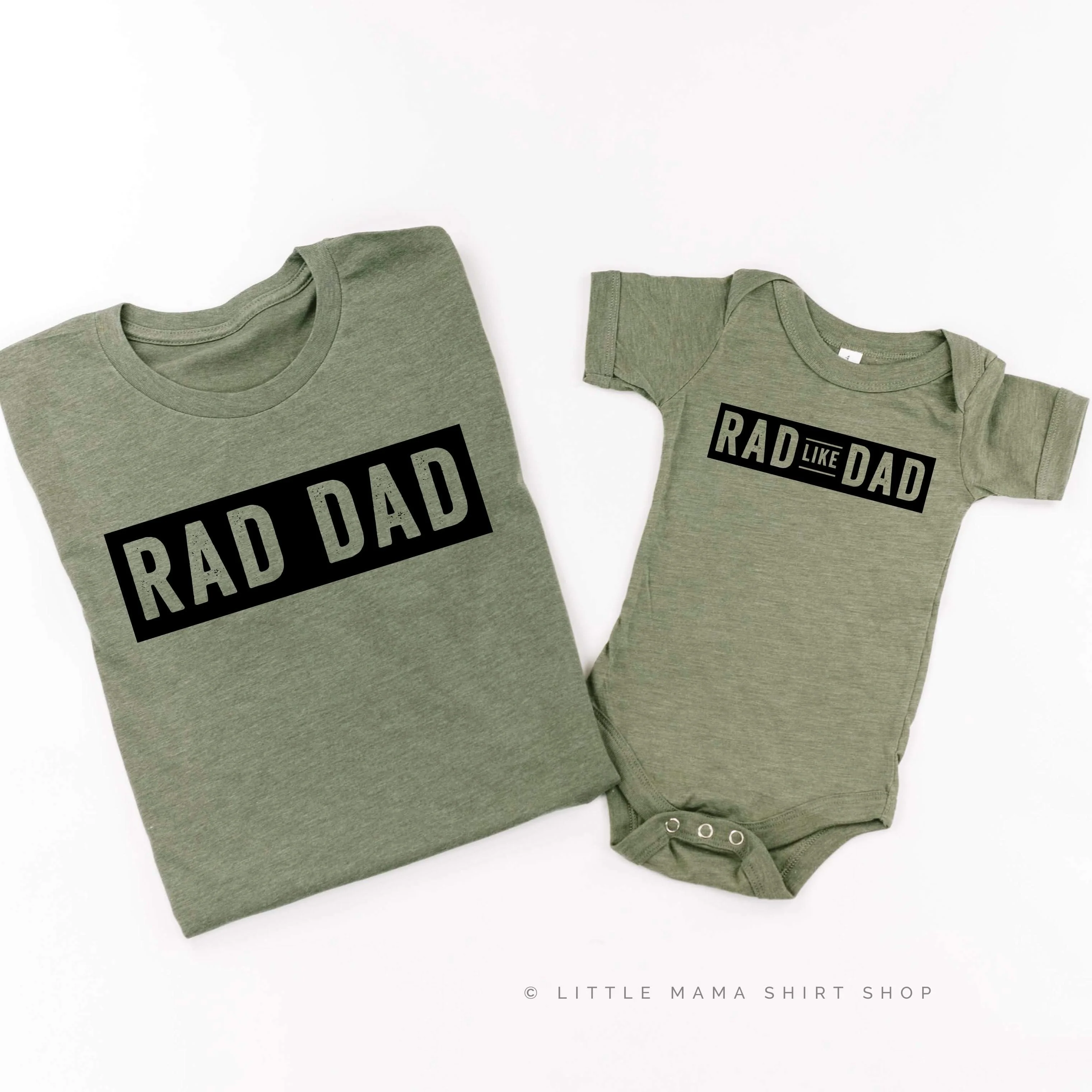 Rad Dad(one line) + Rad Like Dad - Set of 2 Shirts - Image 6