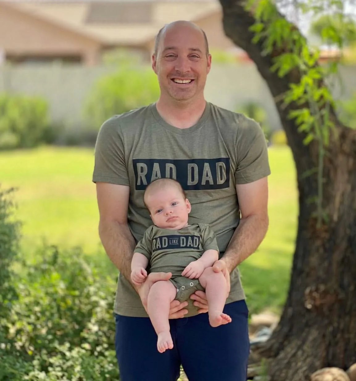 Rad Dad(one line) + Rad Like Dad - Set of 2 Shirts - Image 8