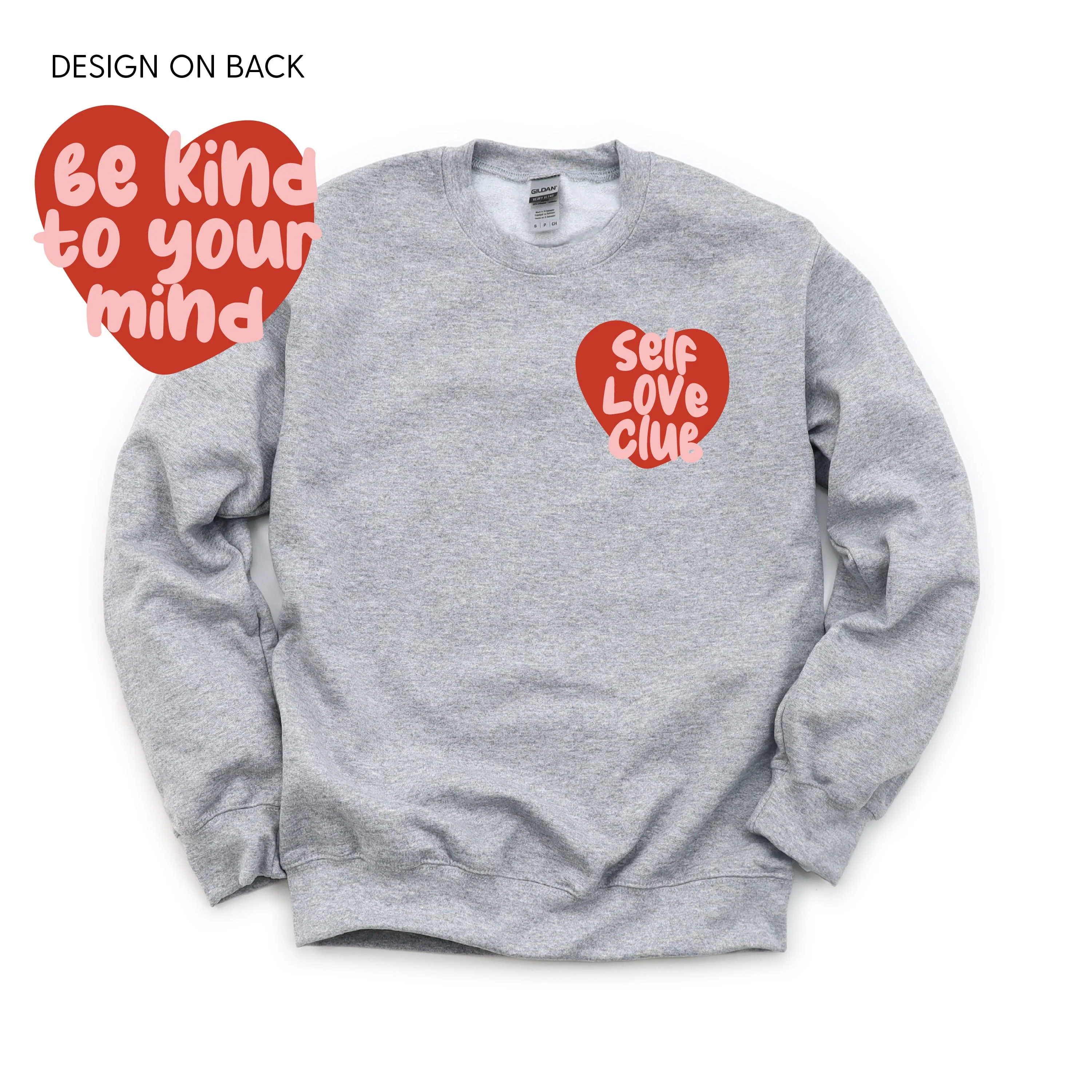 Self Love Club - Be Kind To Your Mind - Basic Fleece - Image 4